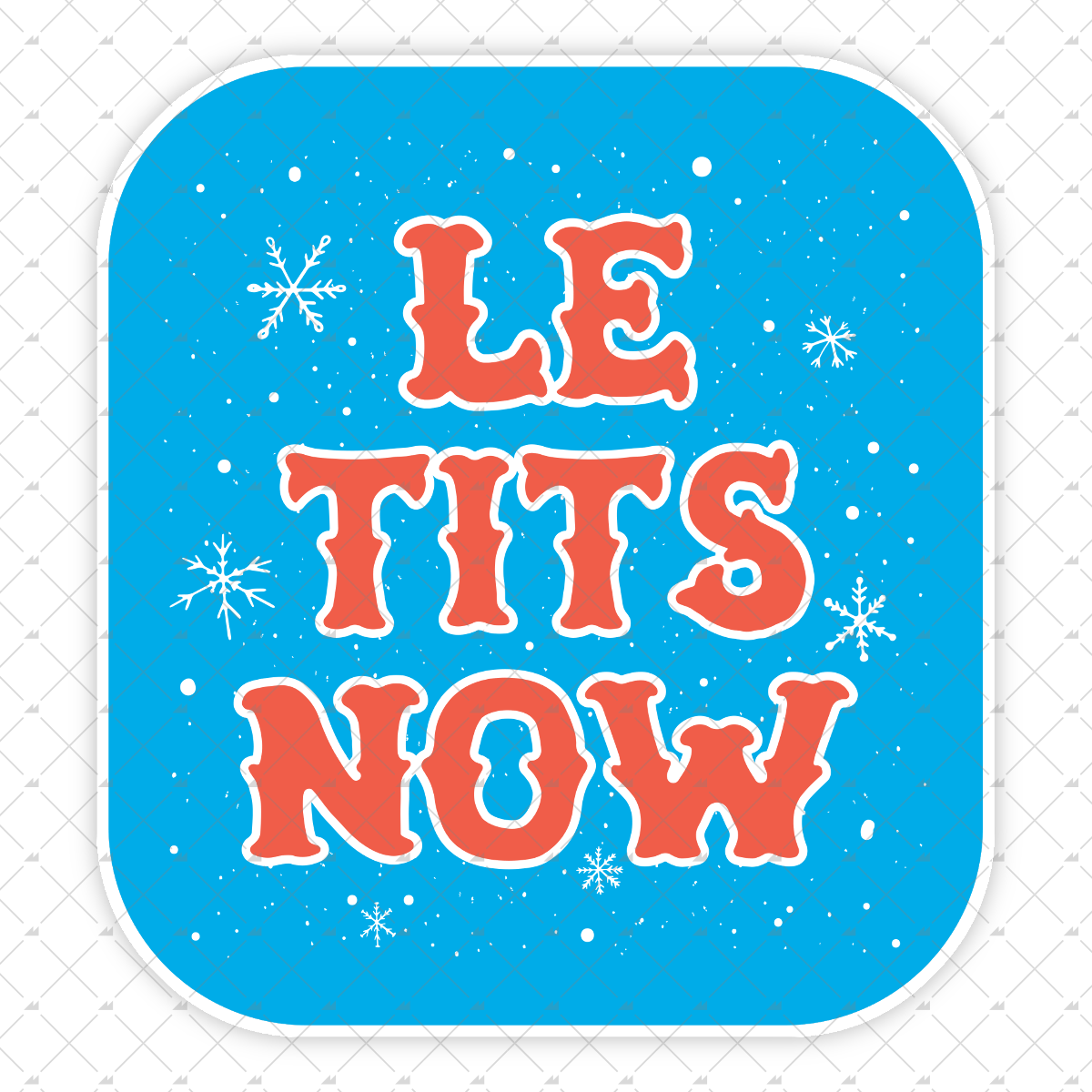 Let it Snow - Sticker