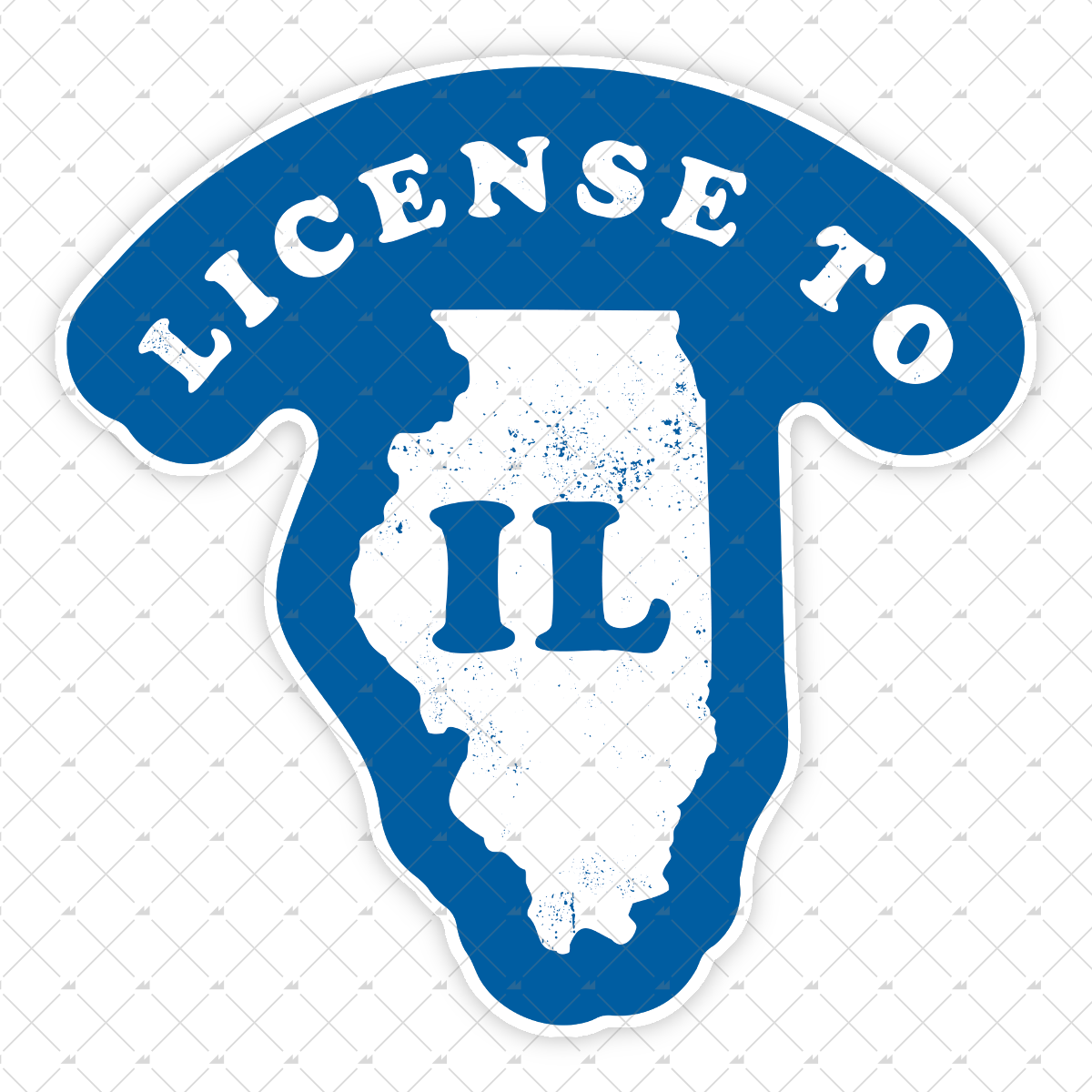 License to IL - Sticker