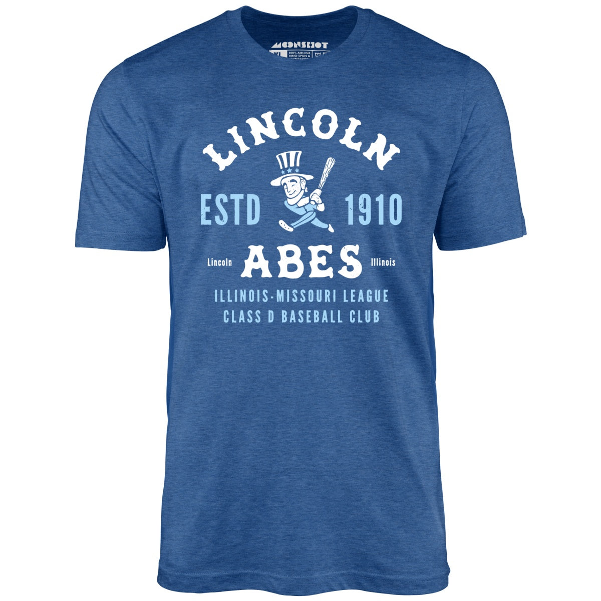 Lincoln Abes - Illinois - Vintage Defunct Baseball Teams - Unisex T-Shirt
