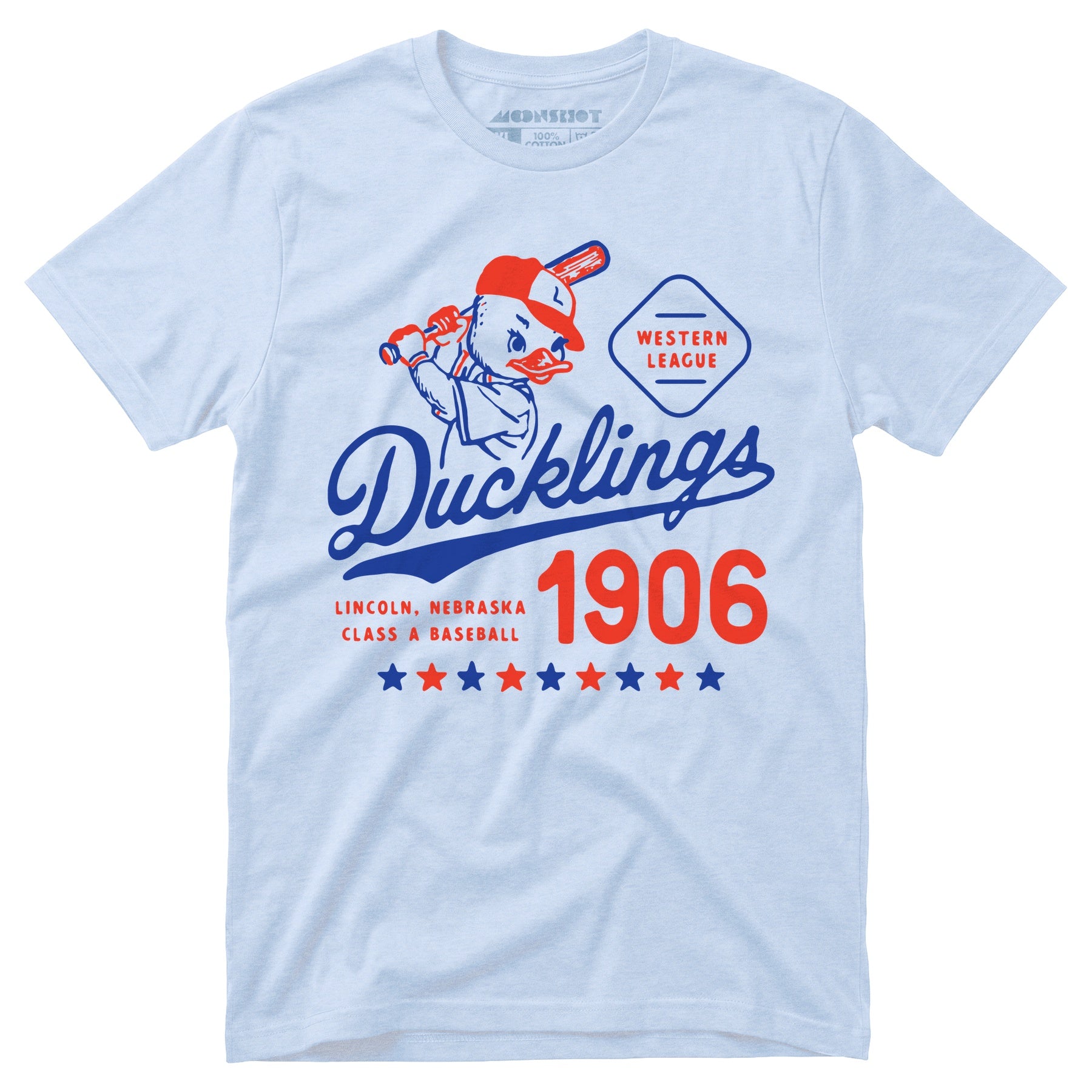 Lincoln Ducklings - Nebraska - Vintage Defunct Baseball Teams - Unisex T-Shirt