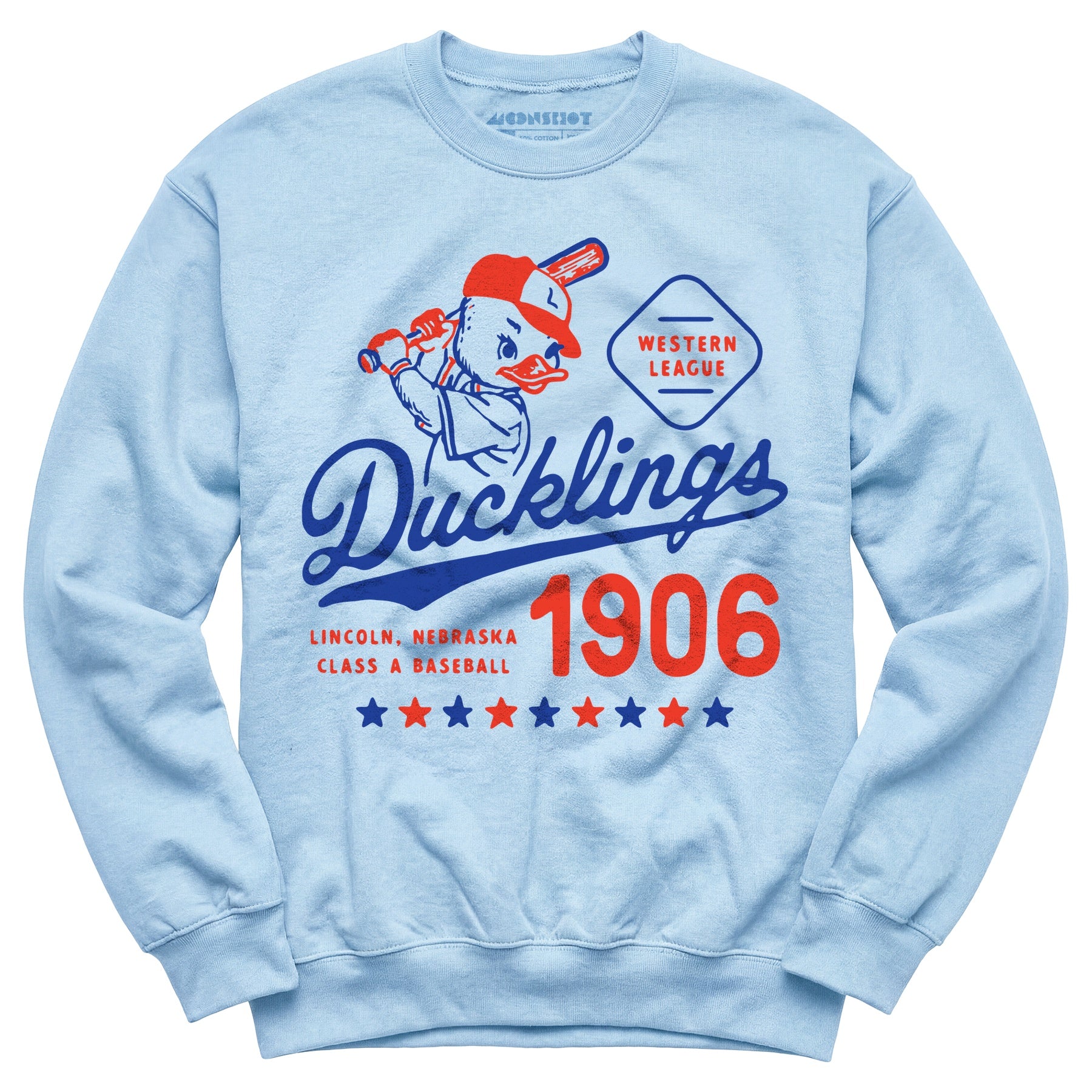 Lincoln Ducklings - Nebraska - Vintage Defunct Baseball Teams - Unisex Sweatshirt