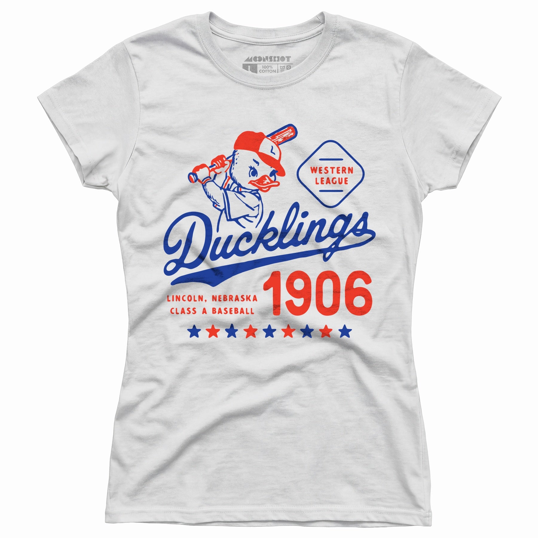 Lincoln Ducklings - Nebraska - Vintage Defunct Baseball Teams - Women's T-Shirt
