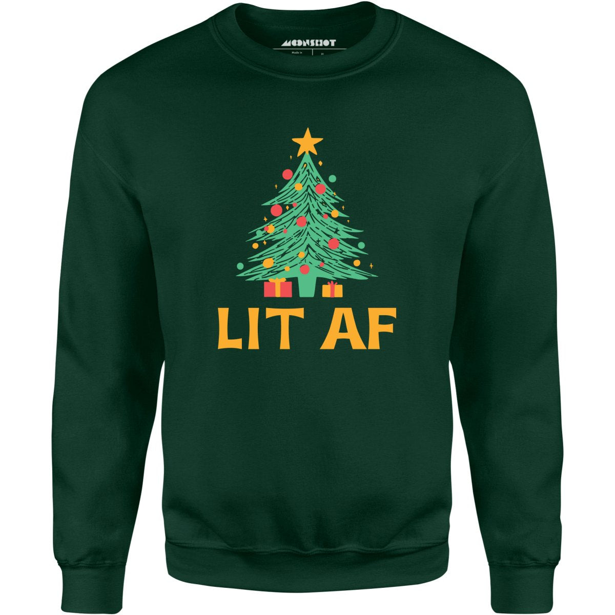 Lit AF Christmas - Unisex Sweatshirt