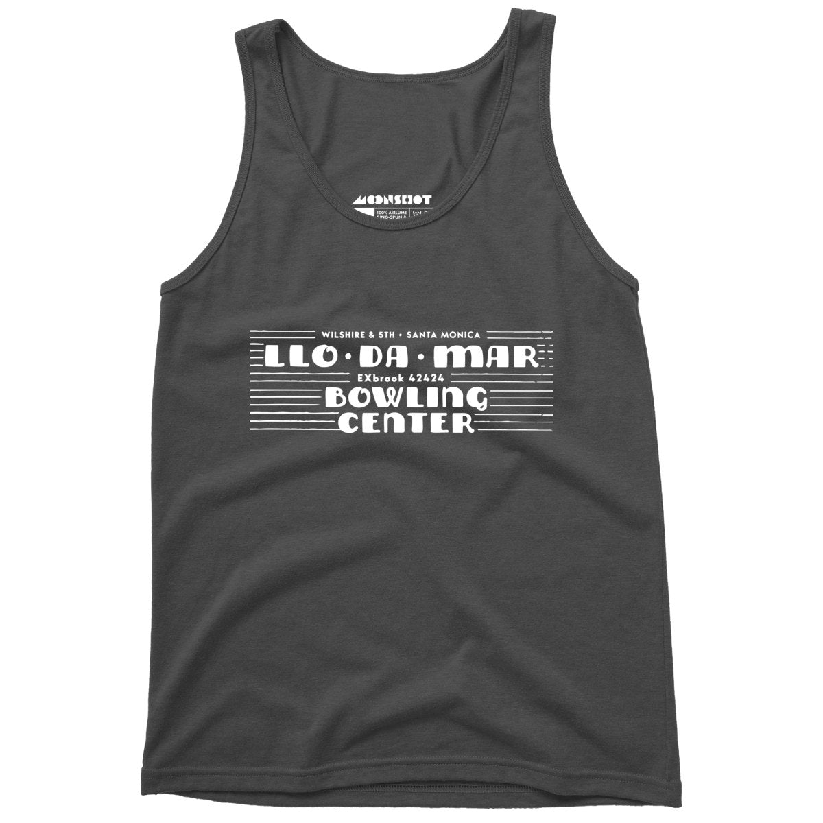 Llo-Da-Mar - Santa Monica, CA - Vintage Bowling Alley - Unisex Tank Top