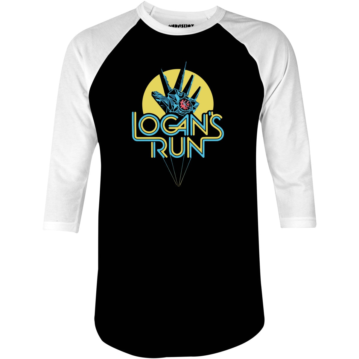 Logan's Run - 3/4 Sleeve Raglan T-Shirt