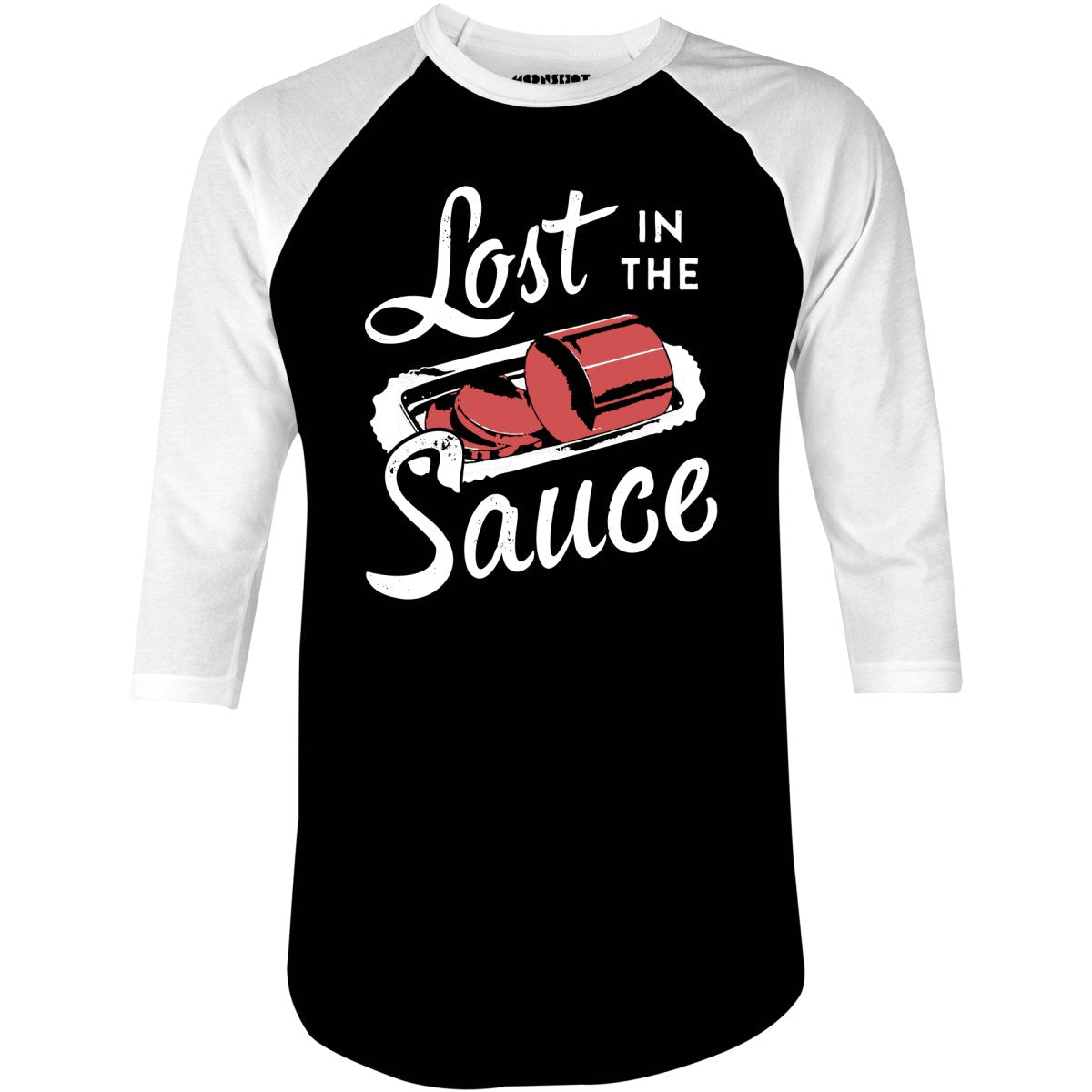 Lost in the Sauce - 3/4 Sleeve Raglan T-Shirt