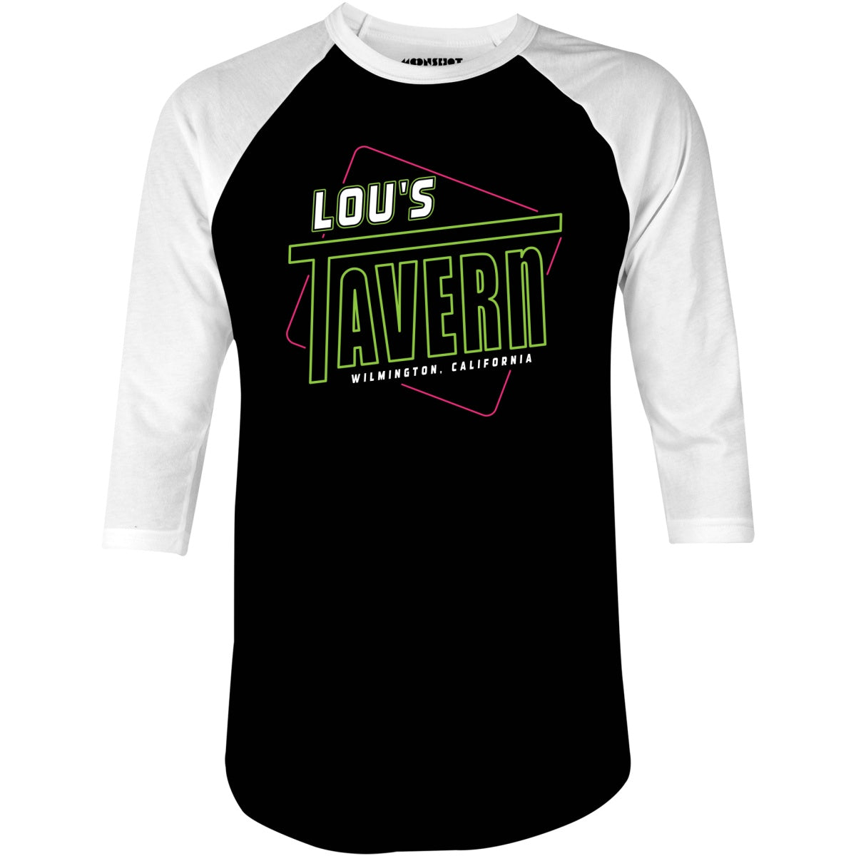 Lou's Tavern - 3/4 Sleeve Raglan T-Shirt