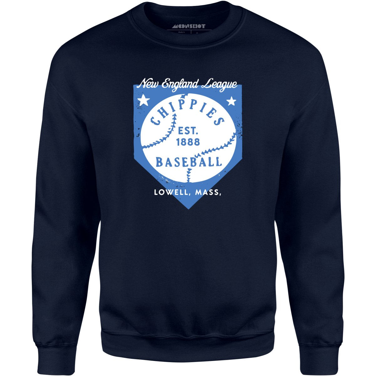 Lowell Chippies - Massachusetts - Vintage Defunct Baseball Teams - Unisex Sweatshirt