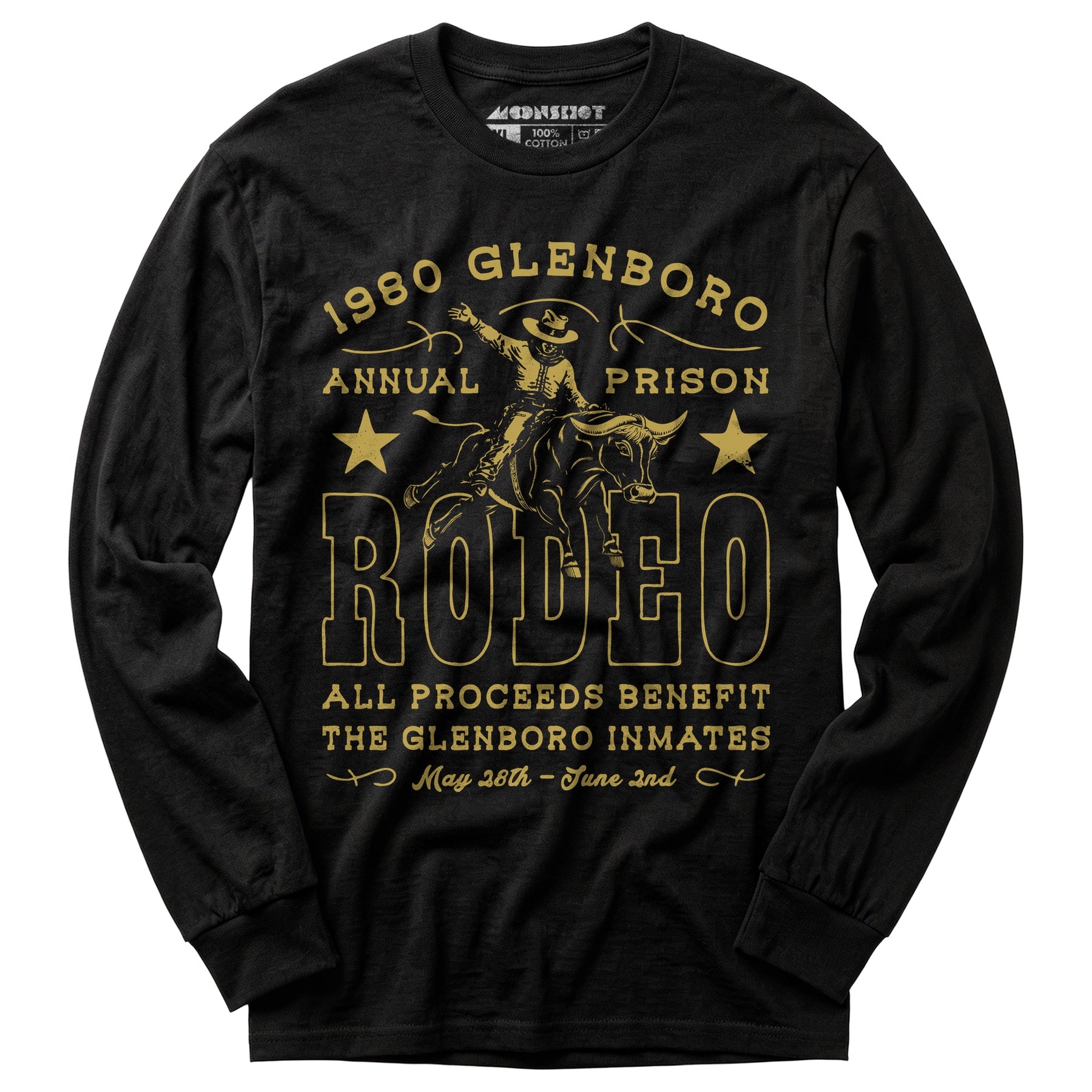 1980 Glenboro Annual Prison Rodeo - Long Sleeve T-Shirt