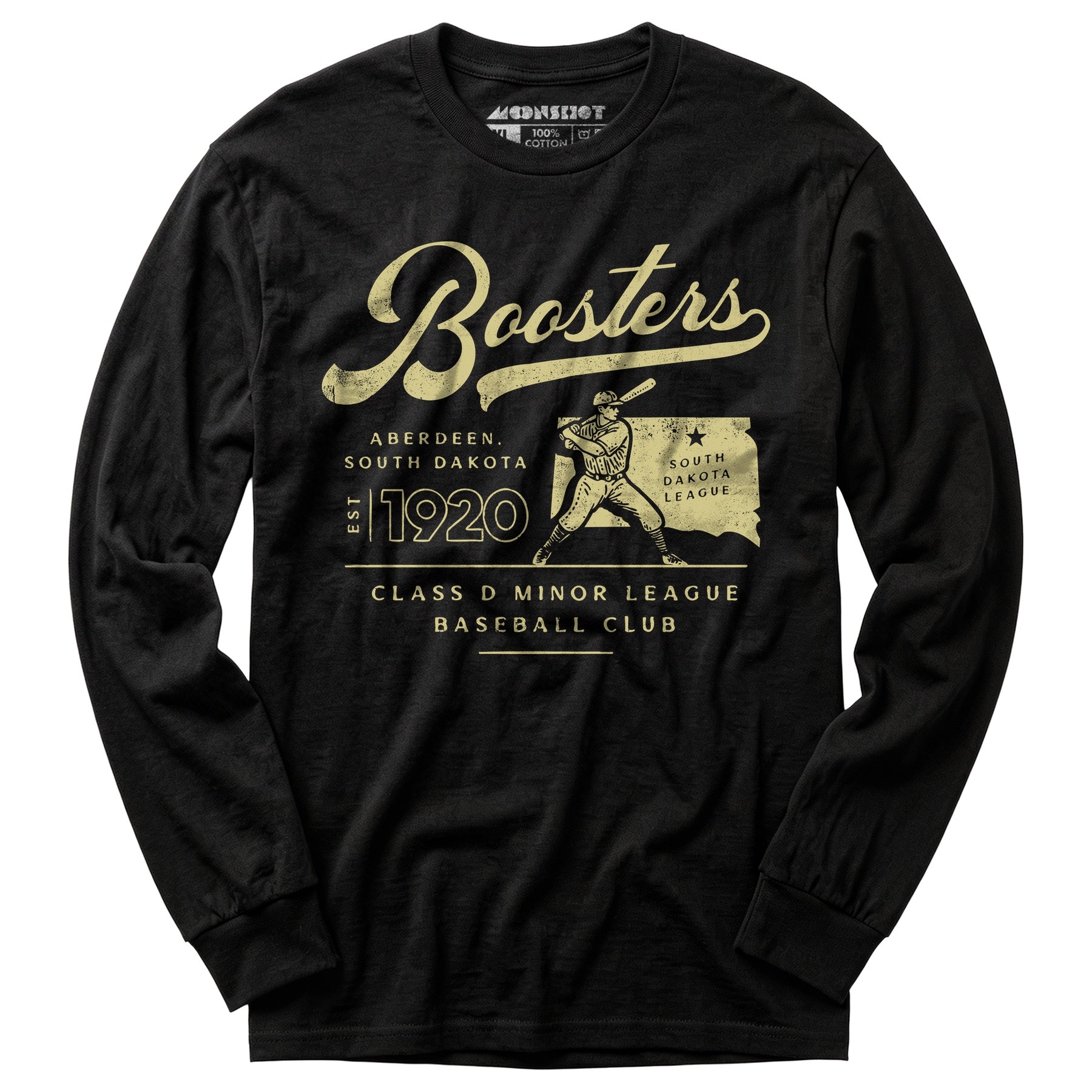 Aberdeen Boosters - South Dakota - Vintage Defunct Baseball Teams - Long Sleeve T-Shirt