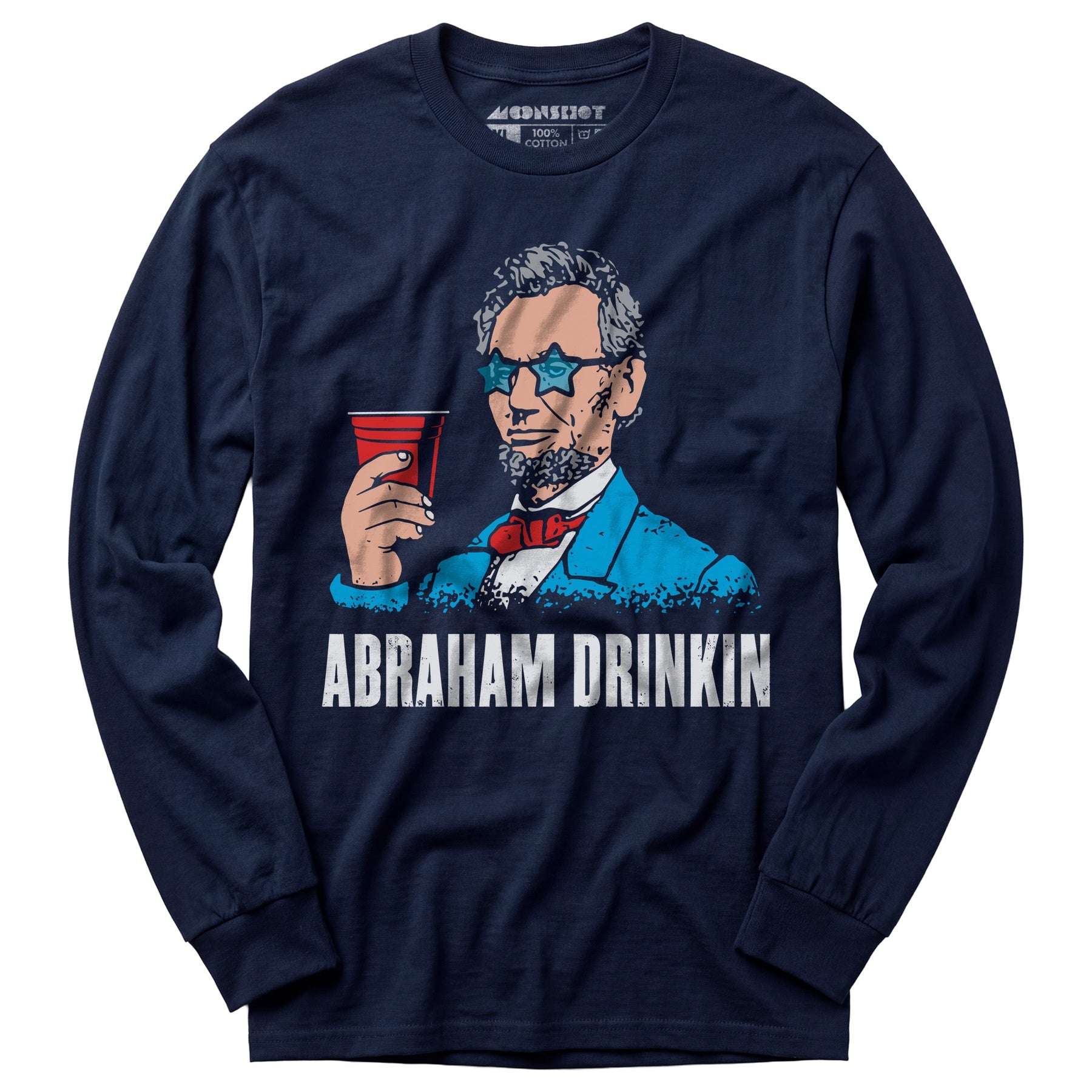 Abraham Drinkin - Long Sleeve T-Shirt