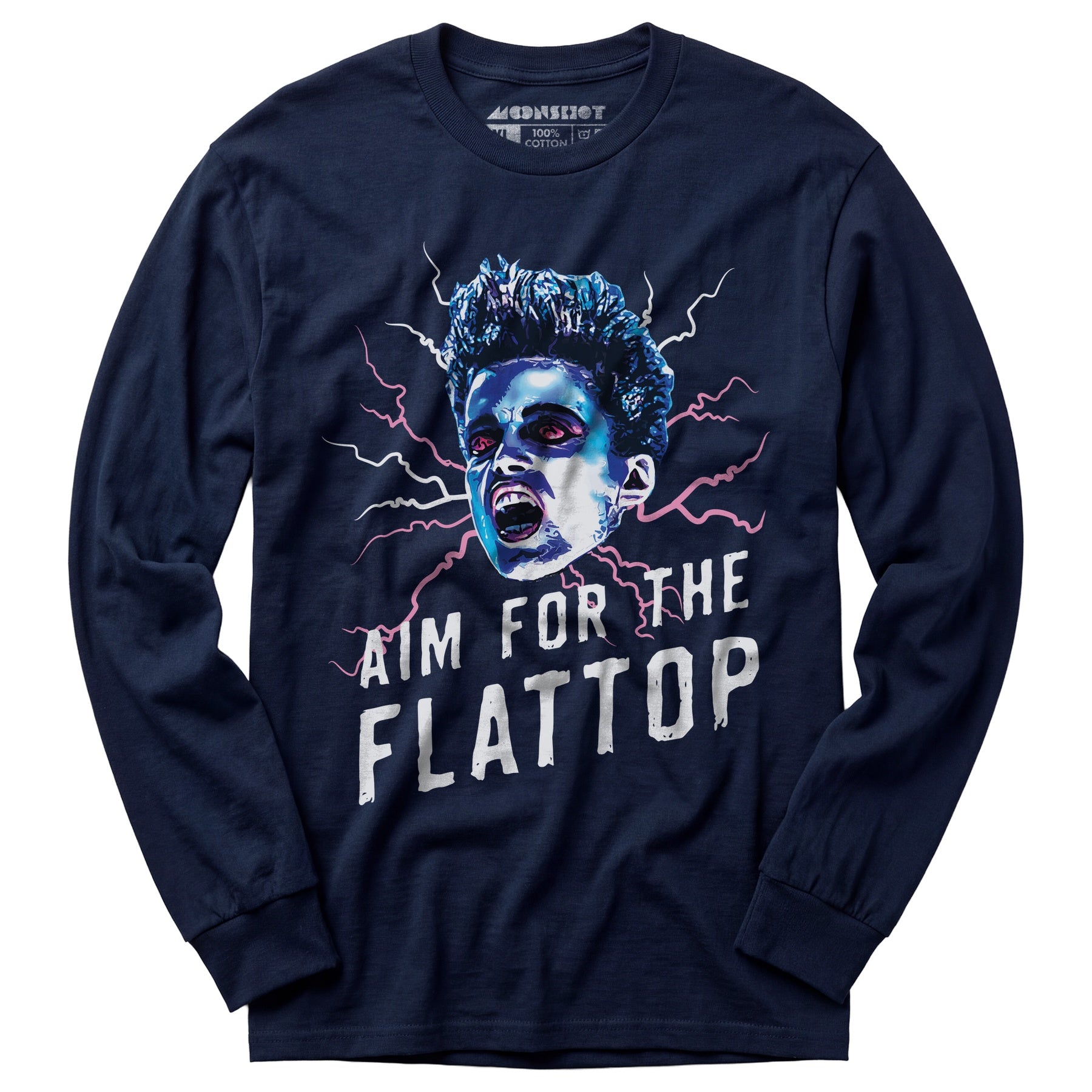 Aim For The Flattop - Long Sleeve T-Shirt