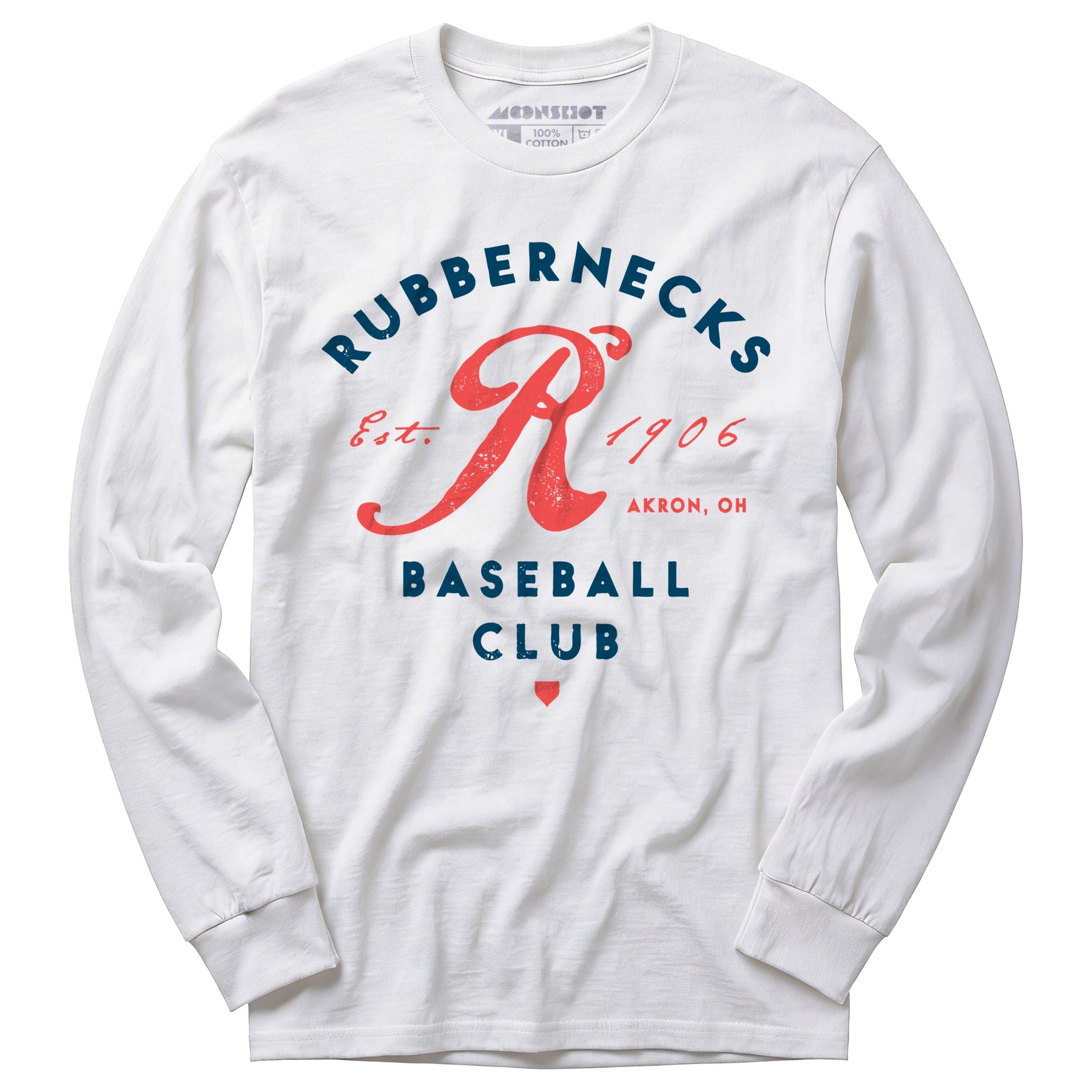 Akron Rubbernecks - Ohio - Vintage Defunct Baseball Teams - Long Sleeve T-Shirt