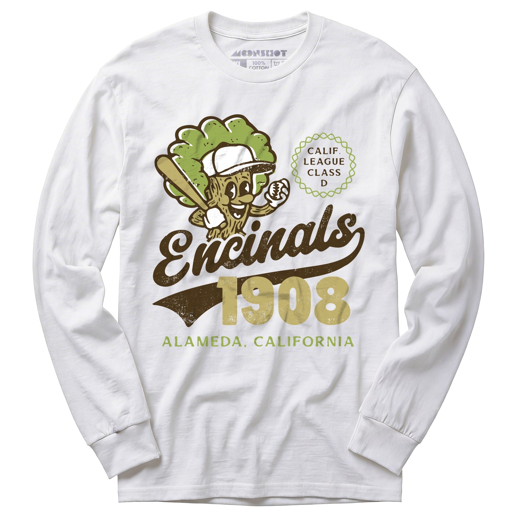 Alameda Encinals - California - Vintage Defunct Baseball Teams - Long Sleeve T-Shirt