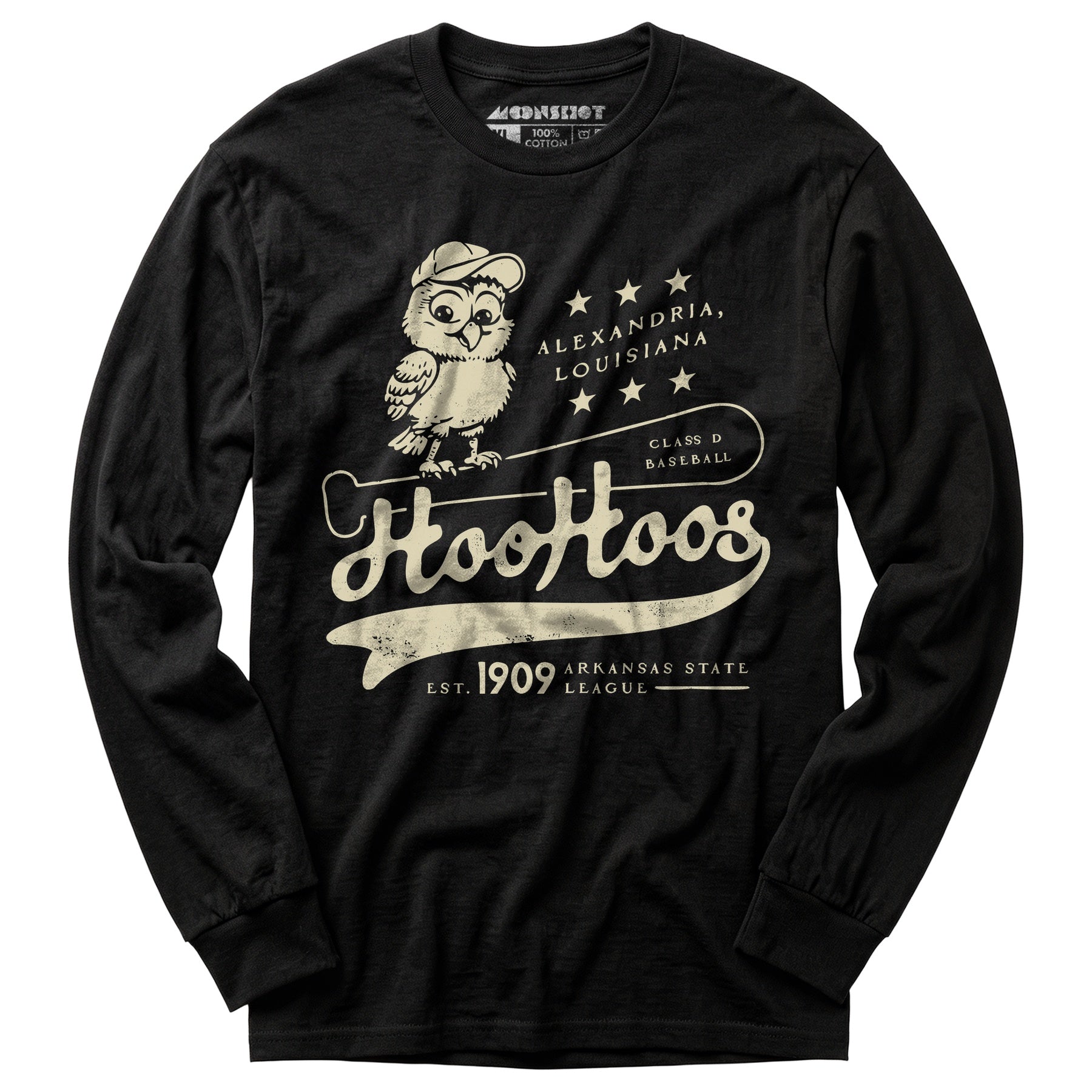 Alexandria Hoo Hoos - Louisiana - Vintage Defunct Baseball Teams - Long Sleeve T-Shirt