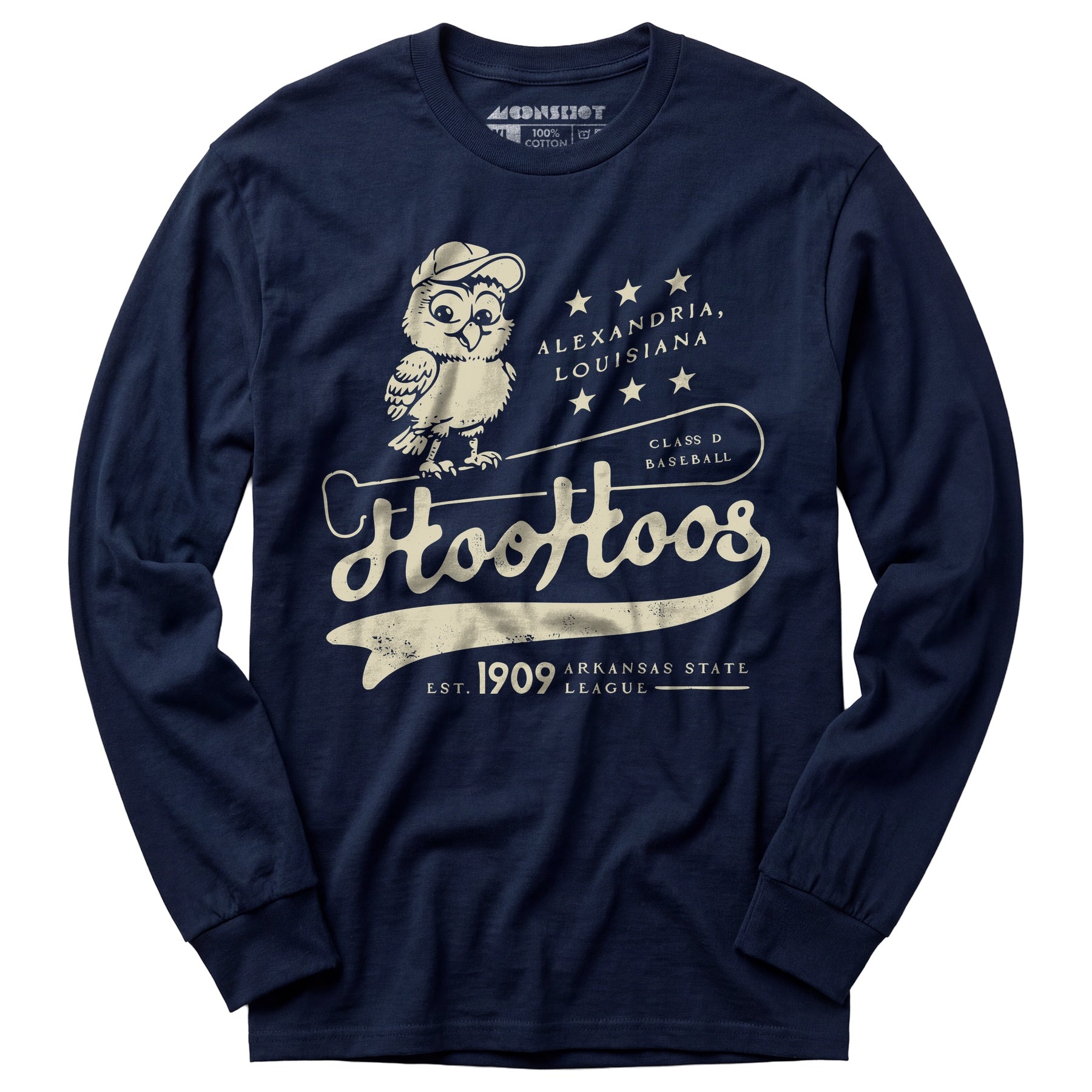 Alexandria Hoo Hoos - Louisiana - Vintage Defunct Baseball Teams - Long Sleeve T-Shirt