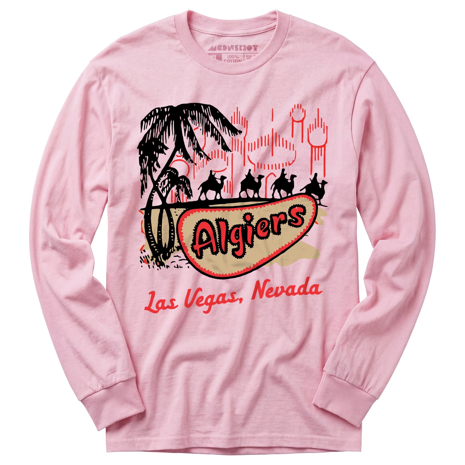 Algiers Hotel v2 - Vintage Las Vegas - Long Sleeve T-Shirt