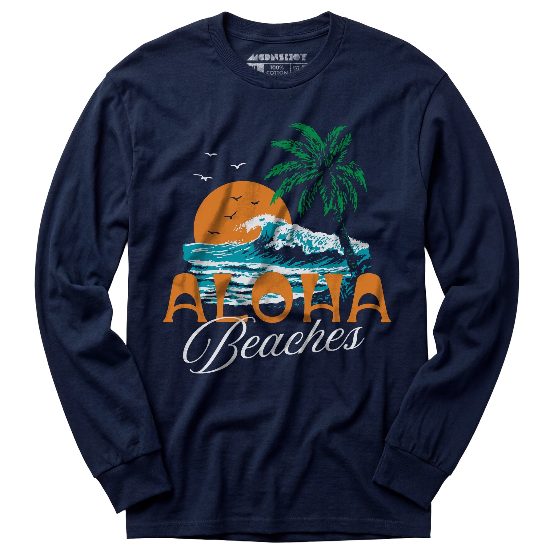 Aloha Beaches v2 - Long Sleeve T-Shirt
