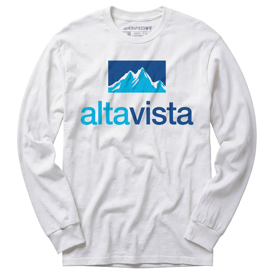 Alta Vista - Vintage Internet - Long Sleeve T-Shirt