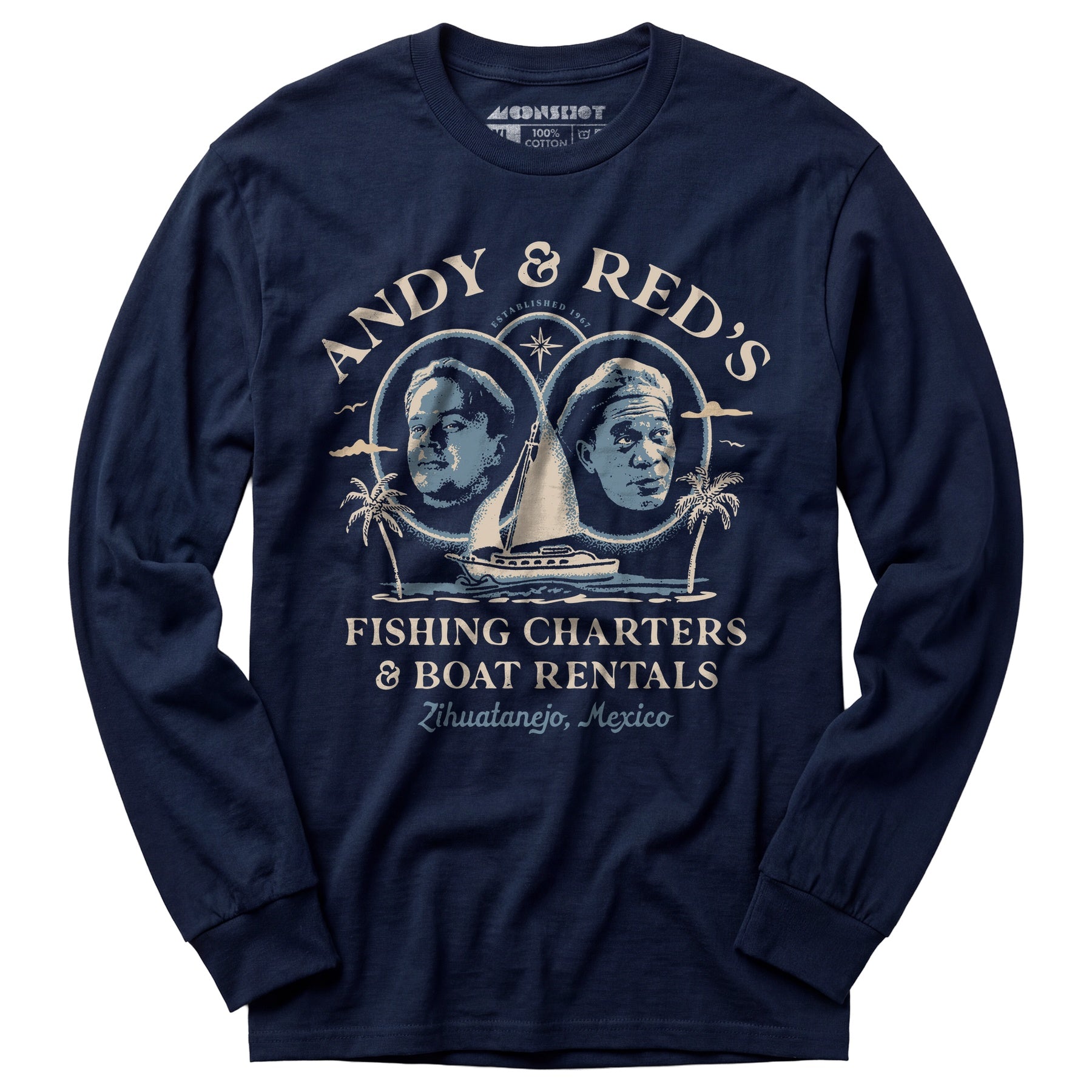 Andy & Red's Fishing Charters & Boat Rentals - Long Sleeve T-Shirt
