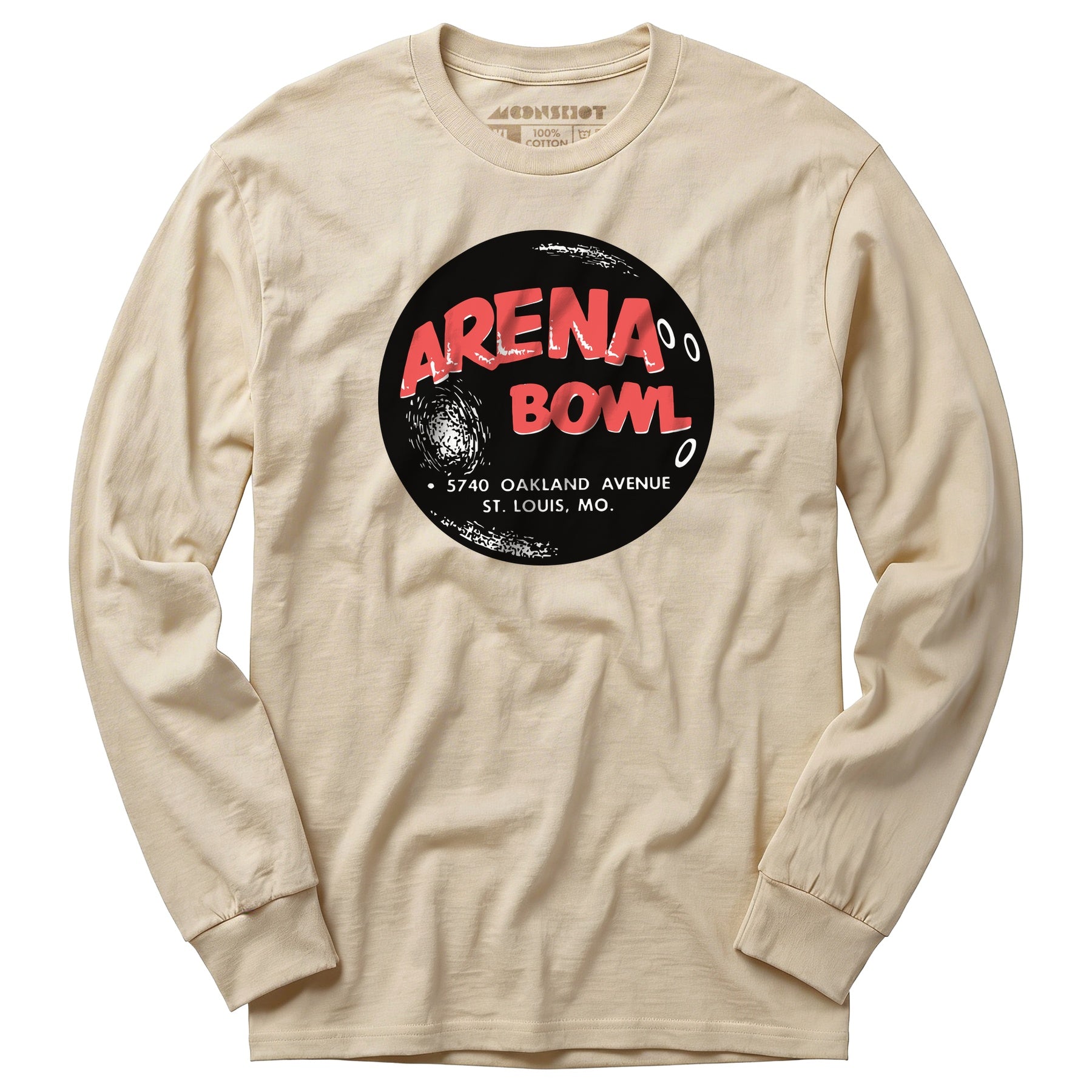 Arena Bowl - St. Louis, MO - Vintage Bowling Alley - Long Sleeve T-Shirt