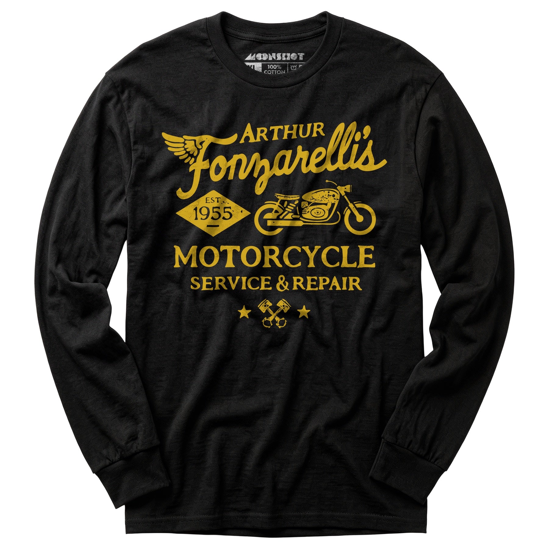 Arthur Fonzarelli's Motorcycle Service & Repair - Long Sleeve T-Shirt