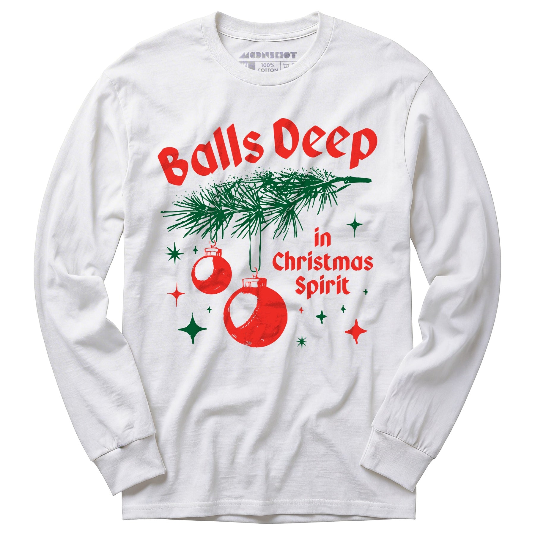 Balls Deep in Christmas Spirit - Long Sleeve T-Shirt