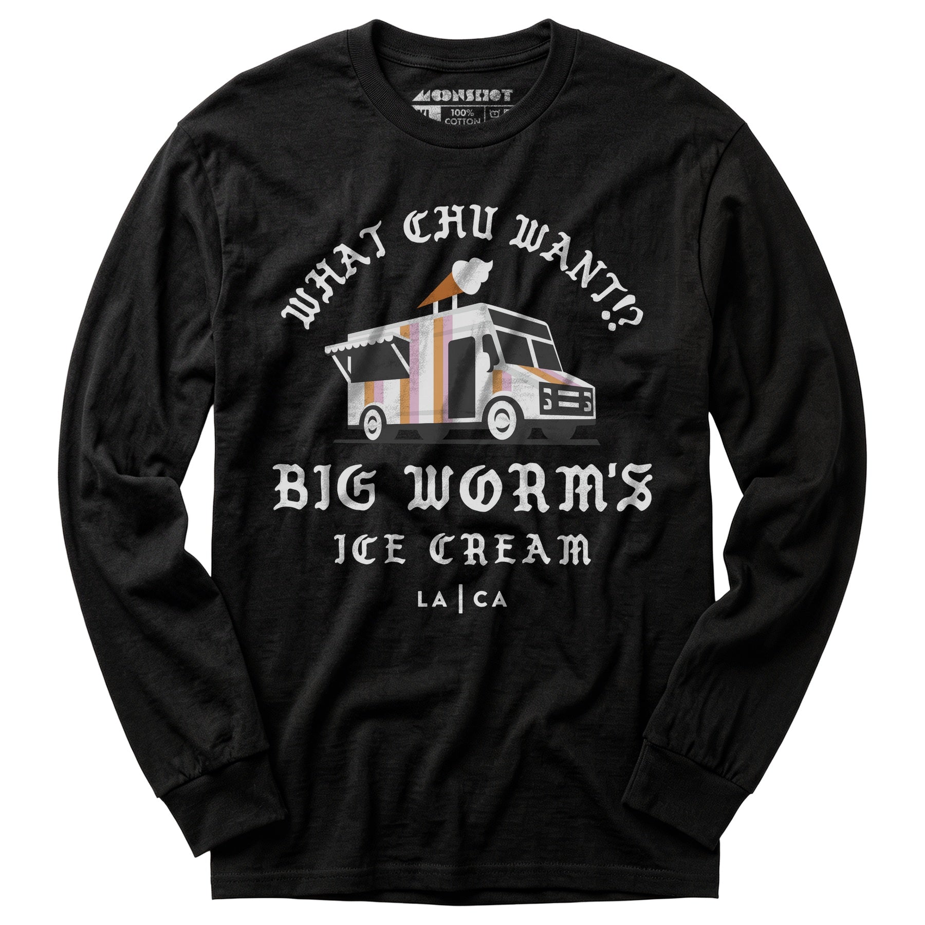 Big Worm's Ice Cream - Long Sleeve T-Shirt