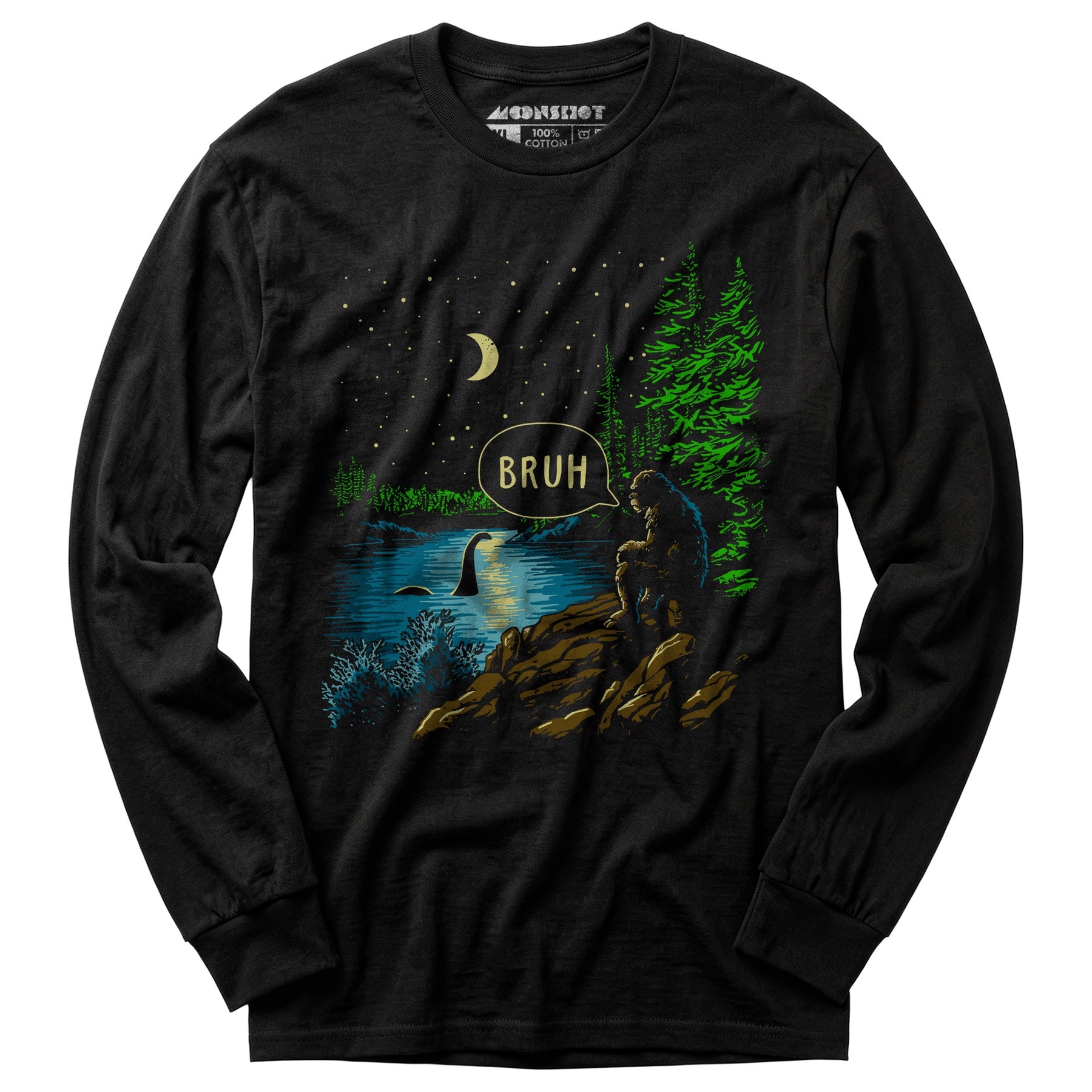 Bigfoot Bruh - Long Sleeve T-Shirt