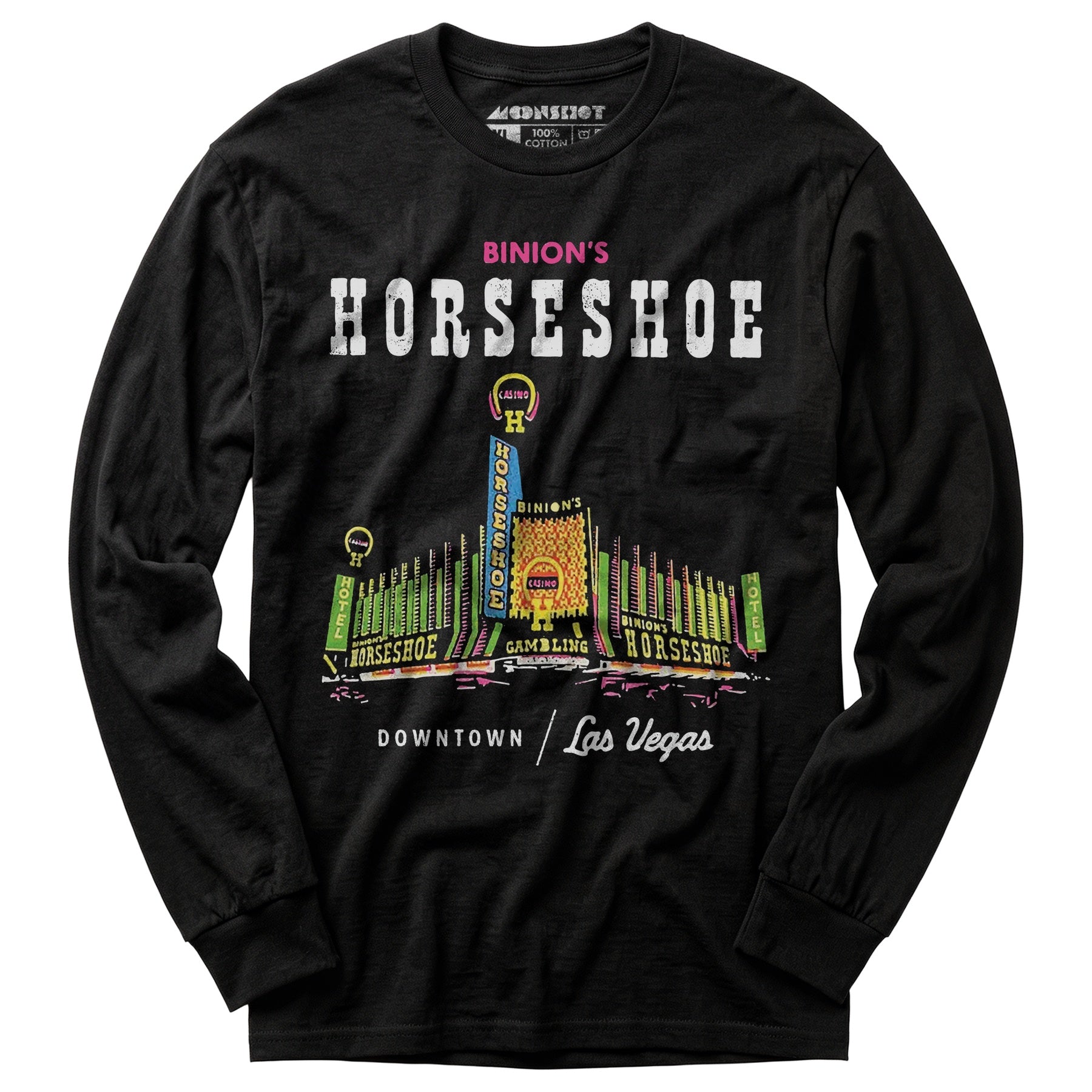 Binion's Horseshoe - Vintage Las Vegas - Long Sleeve T-Shirt