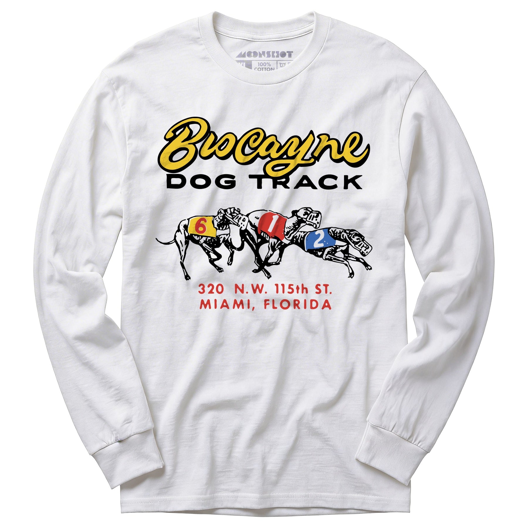 Biscayne Dog Track - Vintage Miami, FL - Long Sleeve T-Shirt