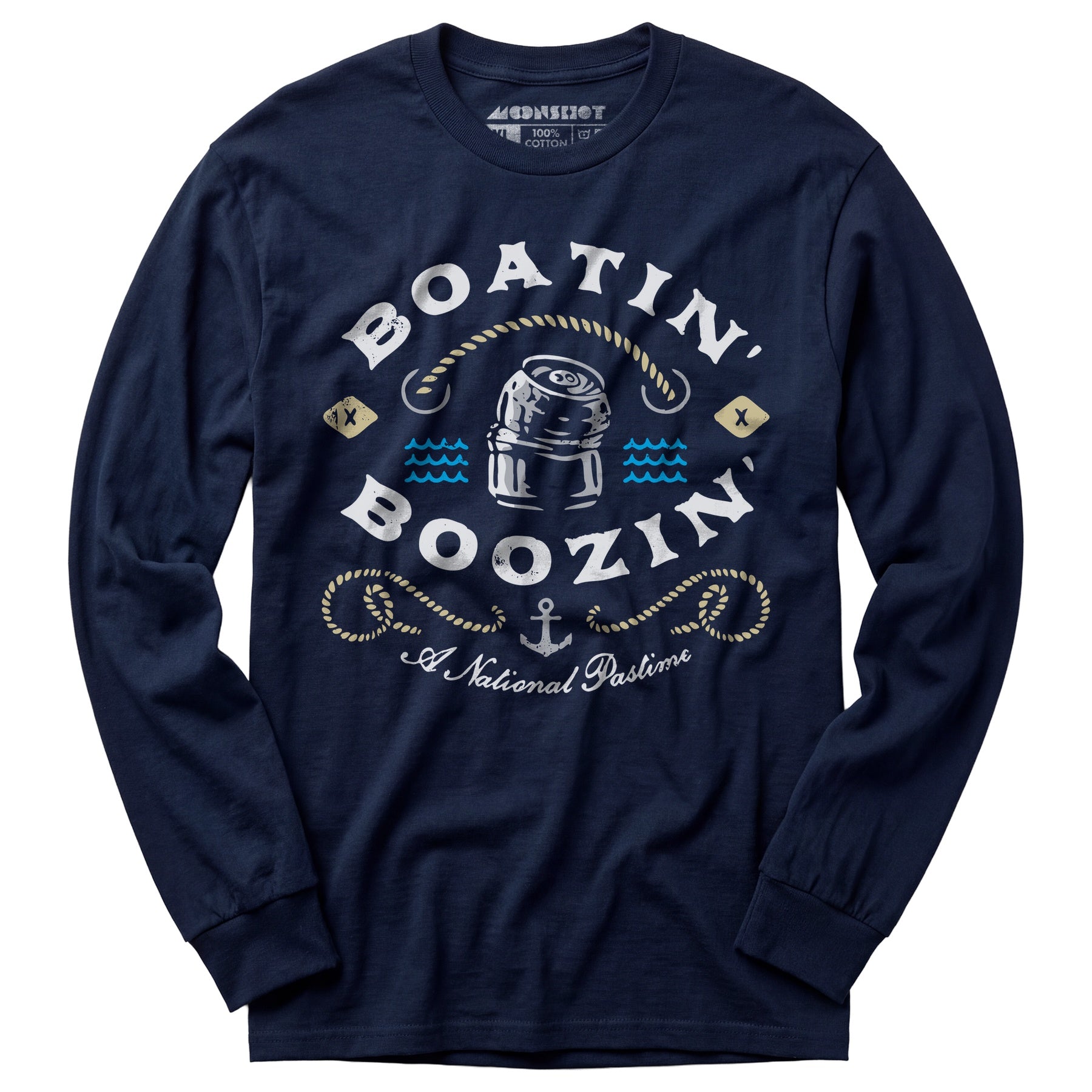 Boatin' & Boozin' - Long Sleeve T-Shirt
