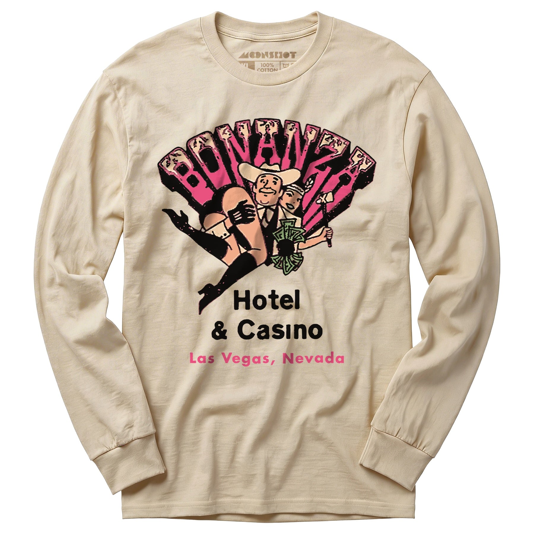 Bonanza Hotel & Casino - Vintage Las Vegas - Long Sleeve T-Shirt