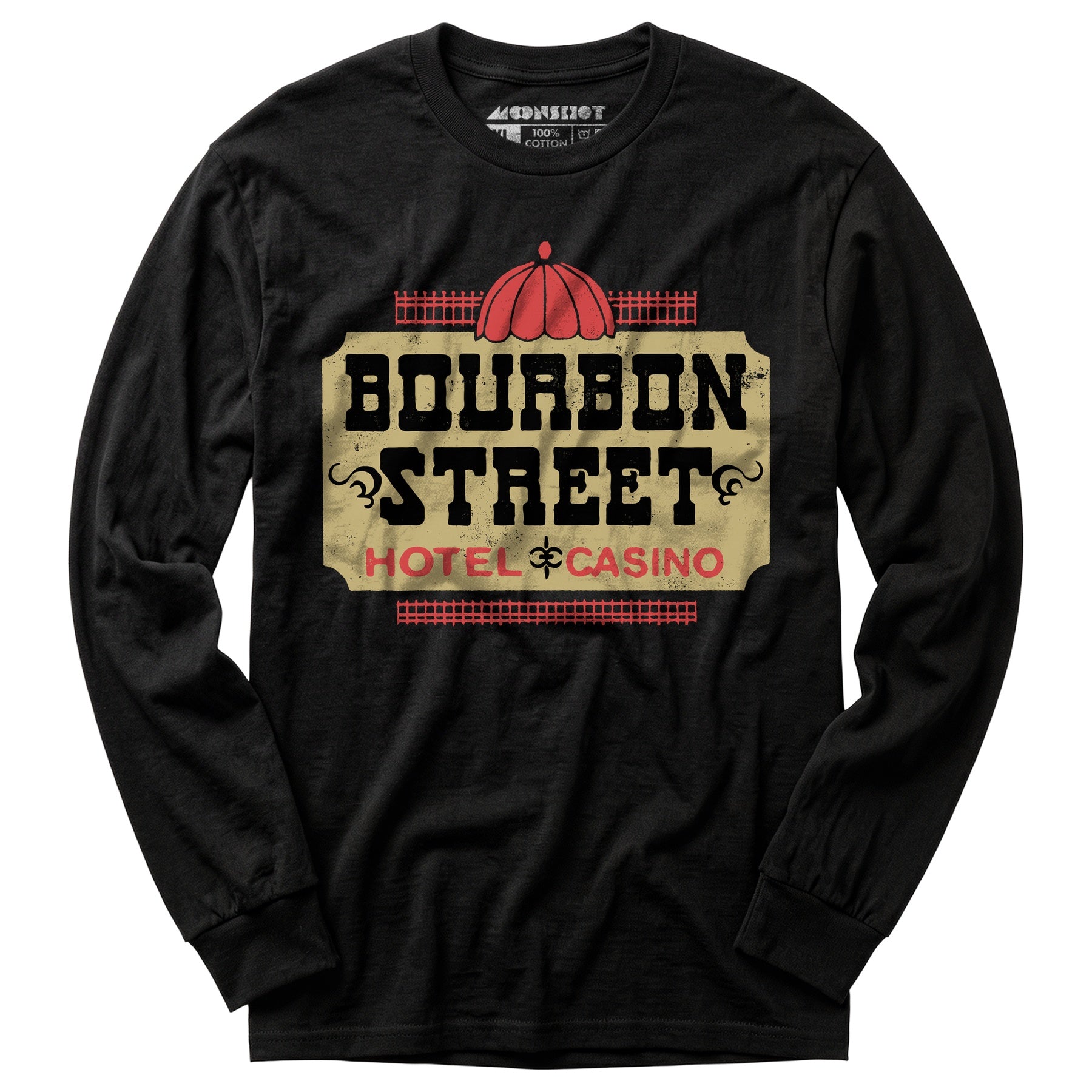 Bourbon Street - Vintage Las Vegas - Long Sleeve T-Shirt
