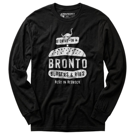 Bronto Burgers & Ribs - Long Sleeve T-Shirt