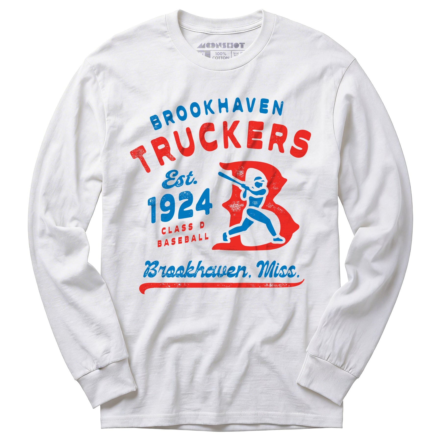 Brookhaven Truckers - Mississippi - Vintage Defunct Baseball Teams - Long Sleeve T-Shirt