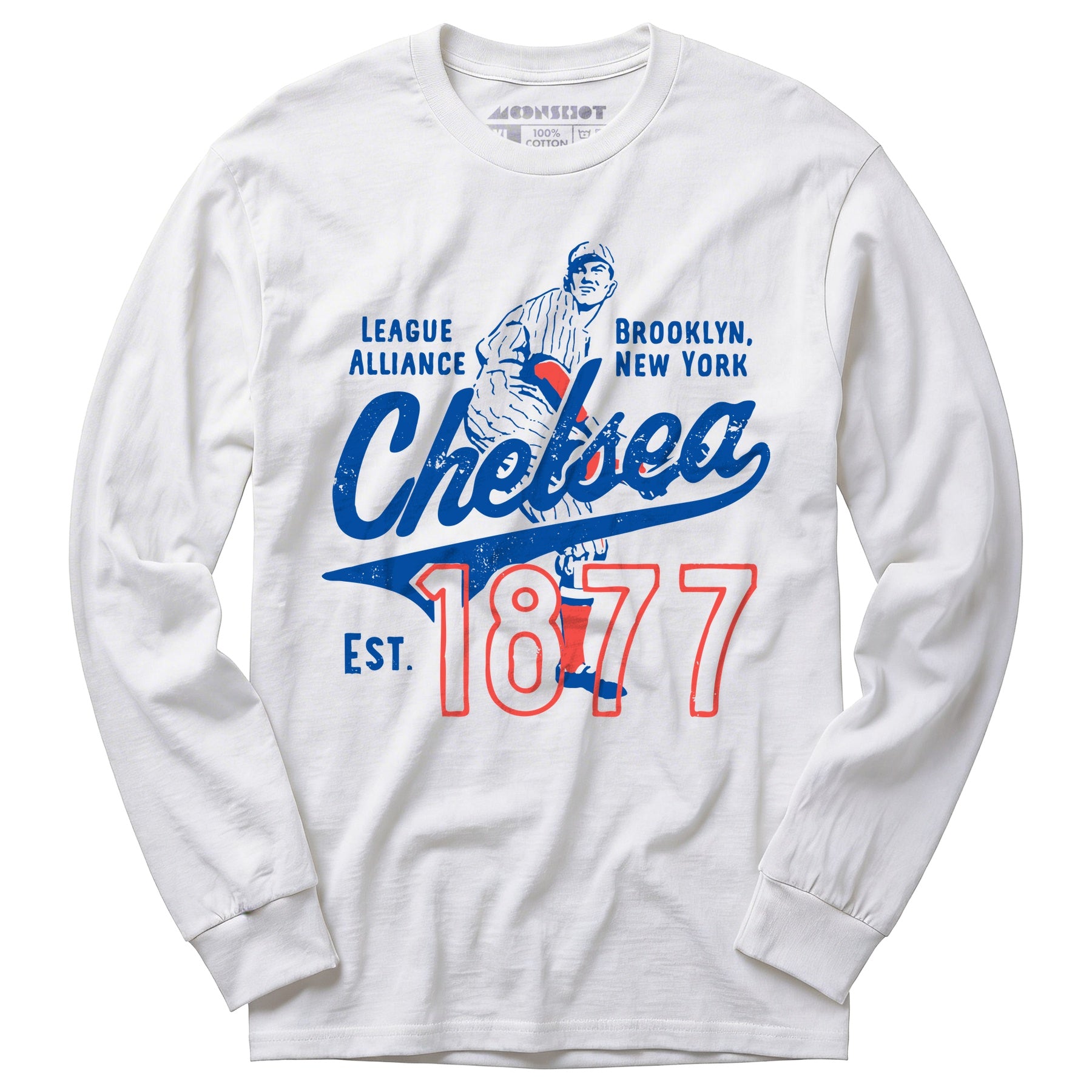 Brooklyn Chelsea - New York - Vintage Defunct Baseball Teams - Long Sleeve T-Shirt