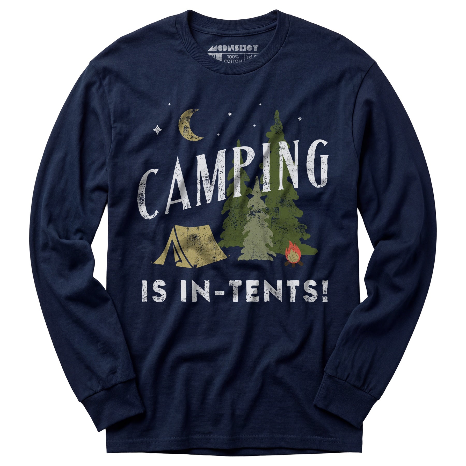 Camping is In-Tents - Long Sleeve T-Shirt