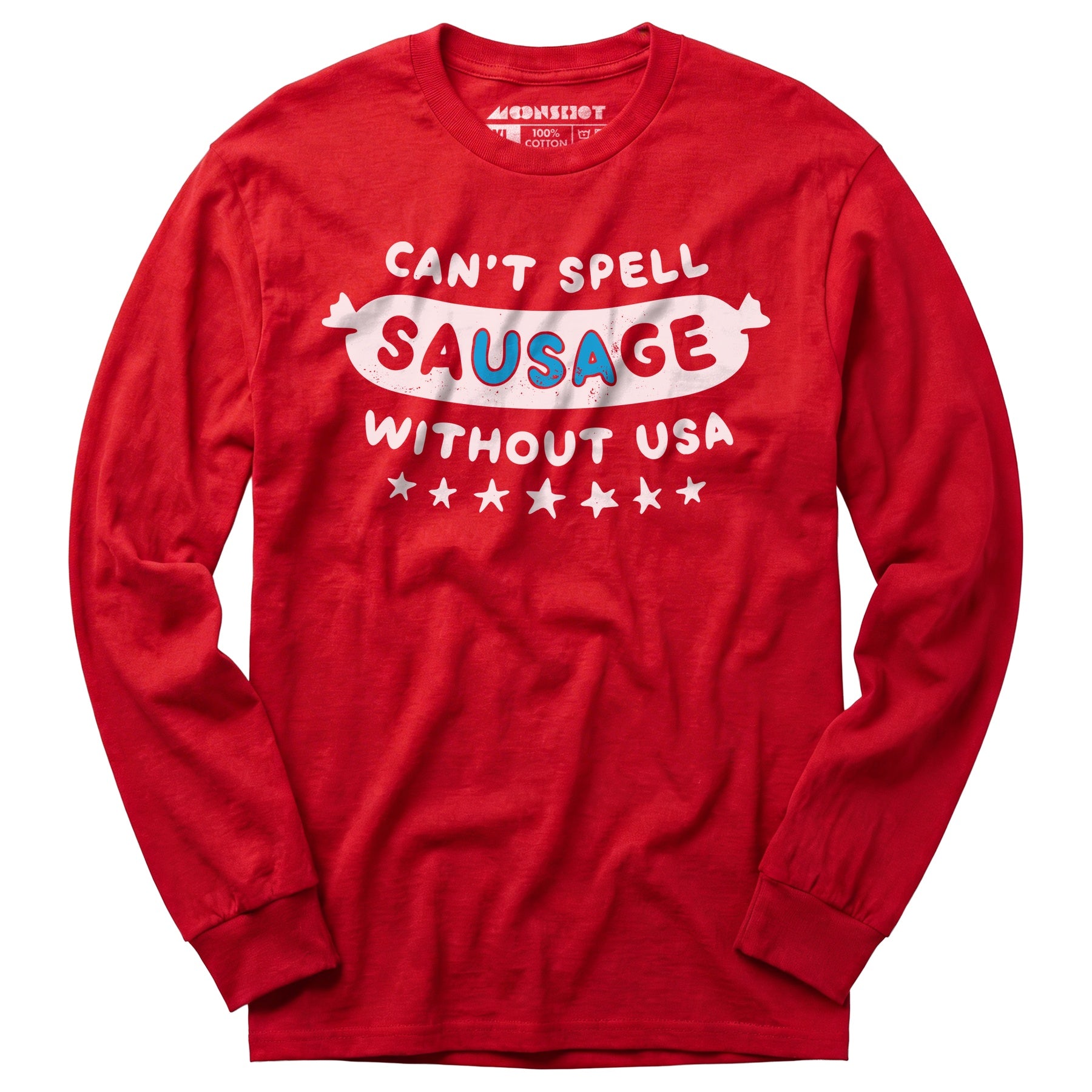 Can't Spell Sausage Without USA - Long Sleeve T-Shirt