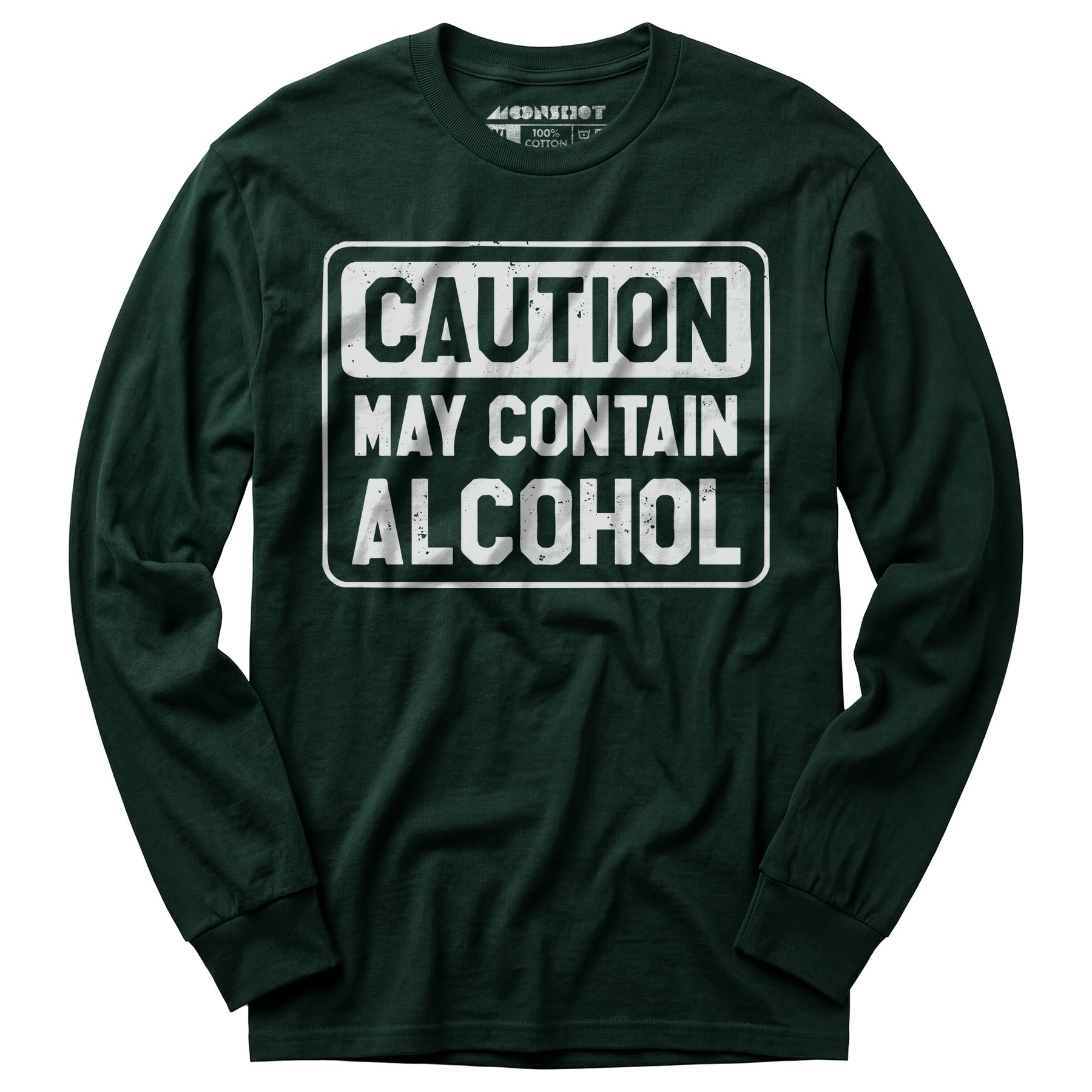 Caution May Contain Alcohol - Long Sleeve T-Shirt