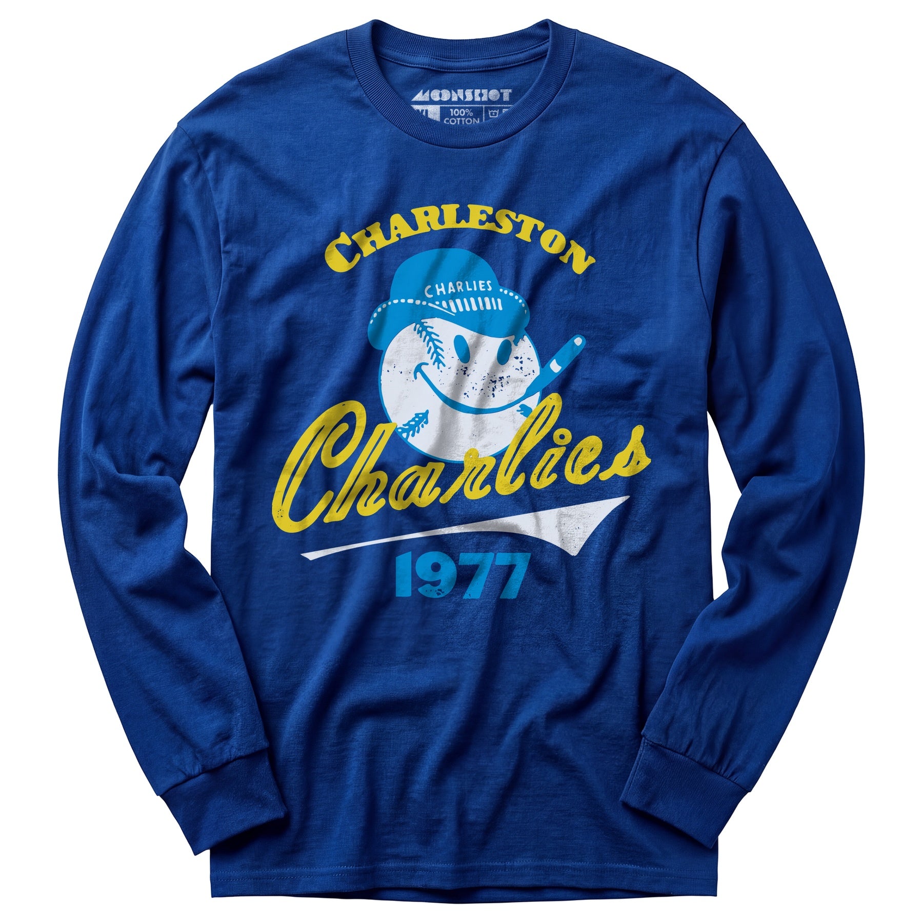 Charleston Charlies - West Virginia - Vintage Defunct Baseball Teams - Long Sleeve T-Shirt