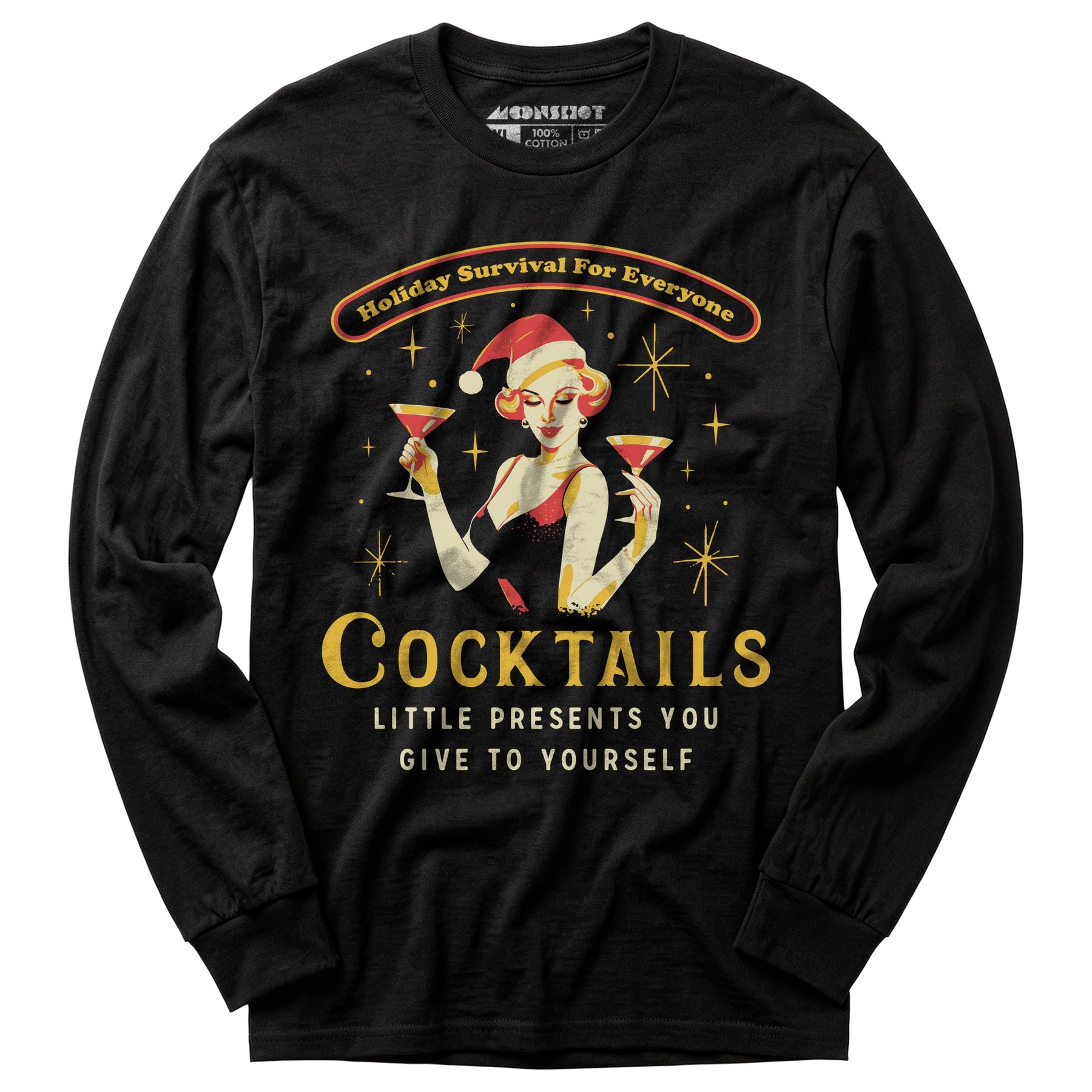 Christmas Cocktails - Long Sleeve T-Shirt