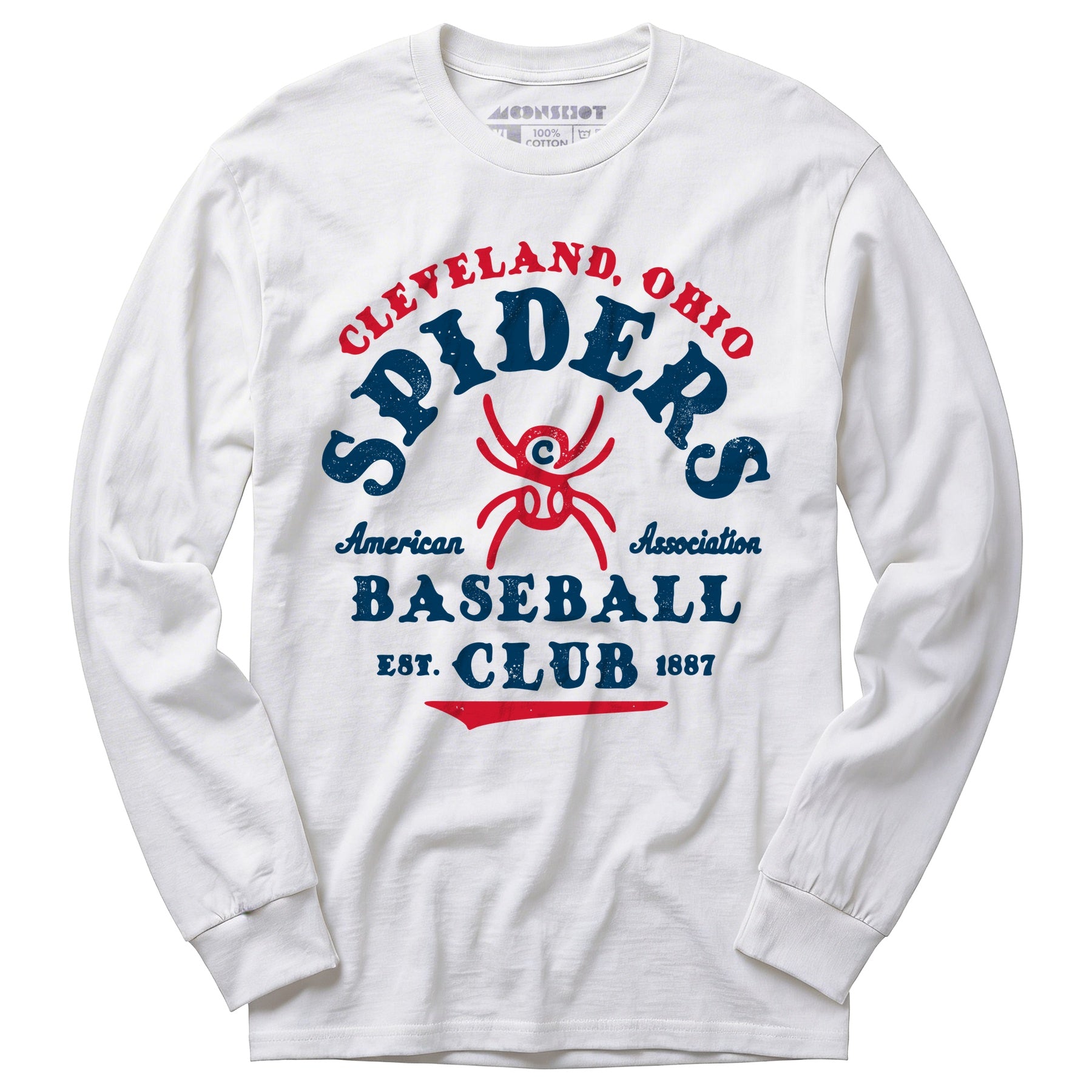 Cleveland Spiders - Ohio - Vintage Defunct Baseball Teams - Long Sleeve T-Shirt