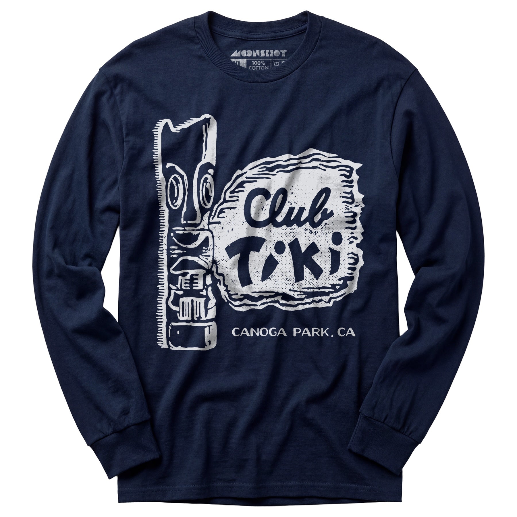Club Tiki - Canoga Park, CA - Vintage Tiki Bar - Long Sleeve T-Shirt