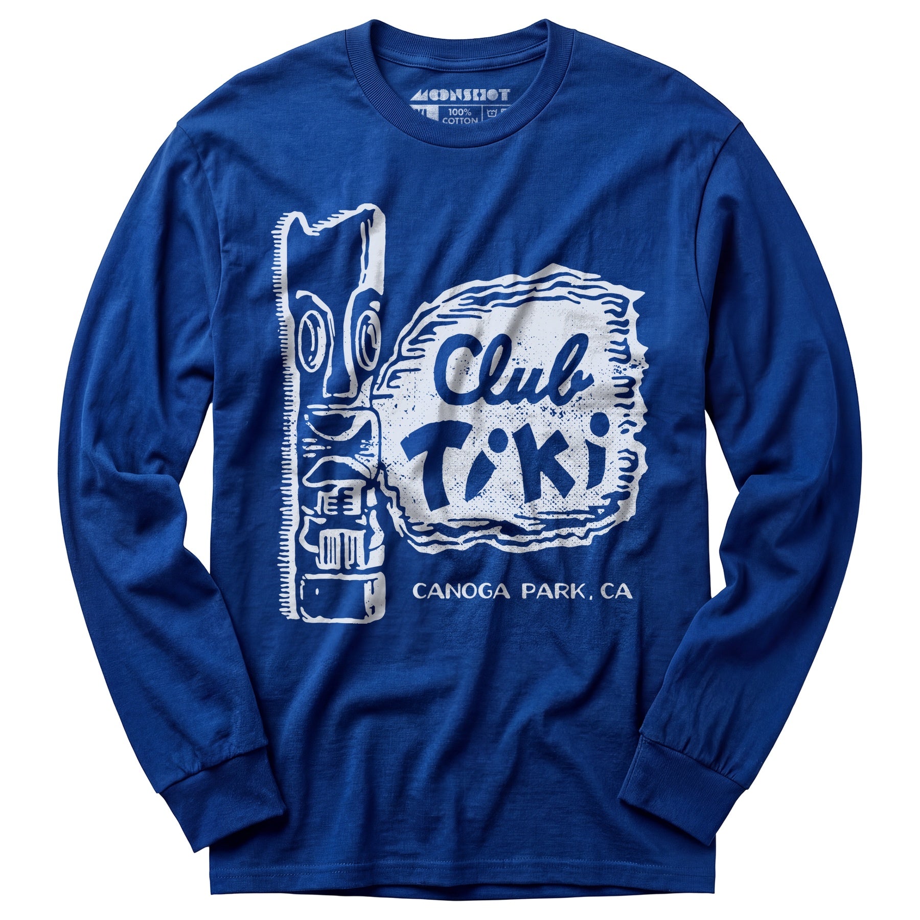 Club Tiki - Canoga Park, CA - Vintage Tiki Bar - Long Sleeve T-Shirt