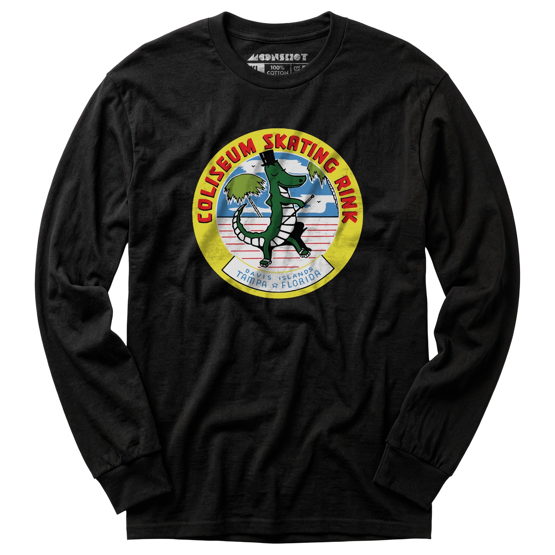 Coliseum - Tampa, FL - Vintage Roller Rink - Long Sleeve T-Shirt