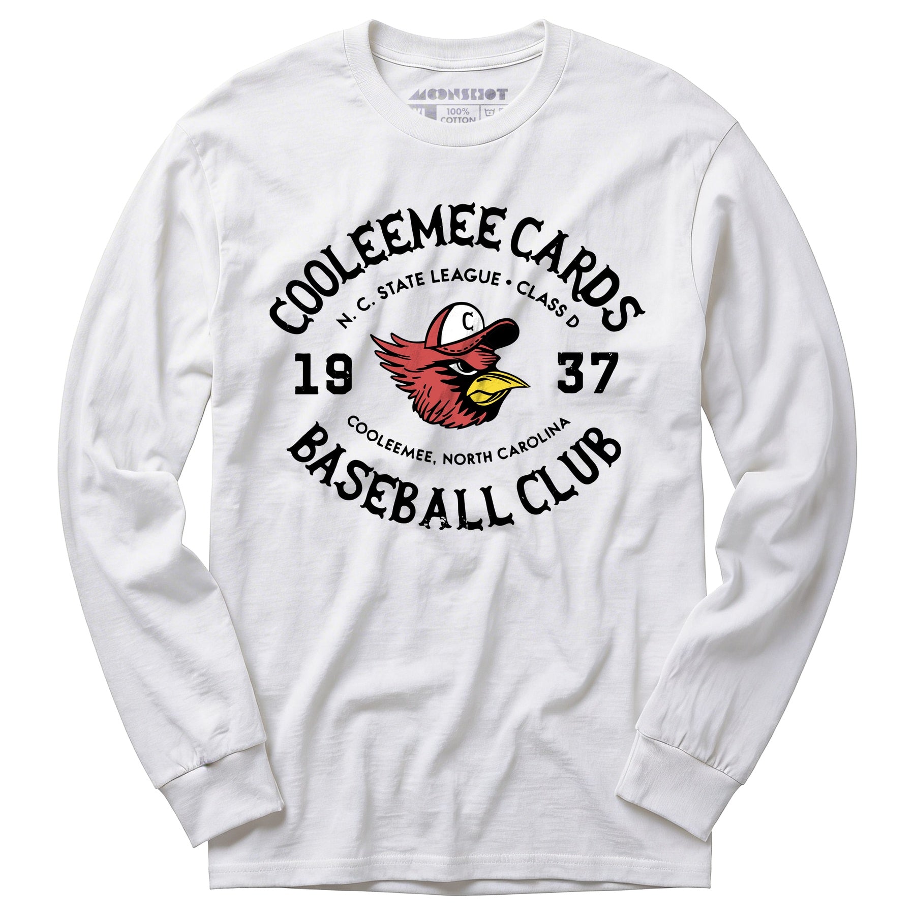 Cooleemee Cards - North Carolina - Vintage Defunct Baseball Teams - Long Sleeve T-Shirt