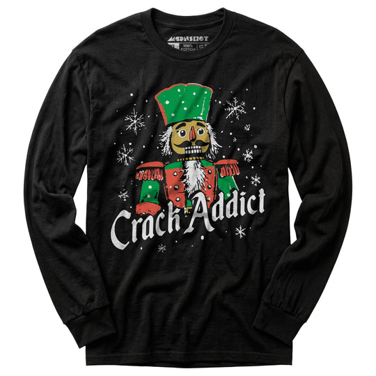 Crack Addict Nutcracker - Long Sleeve T-Shirt