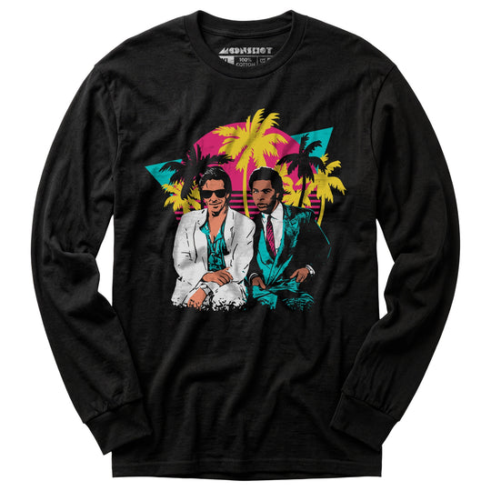 Crockett and Tubbs - Long Sleeve T-Shirt