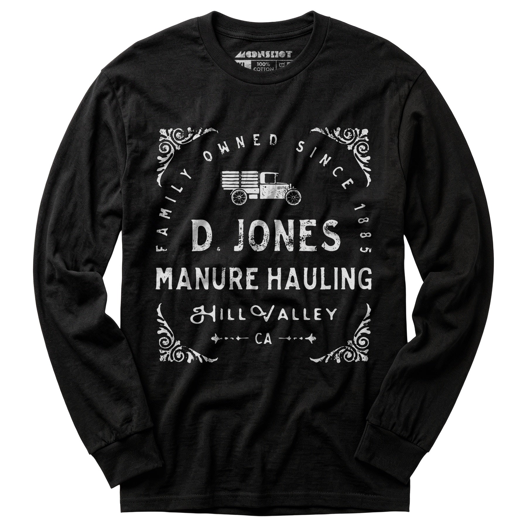 D. Jones Manure Hauling - Hill Valley - Long Sleeve T-Shirt
